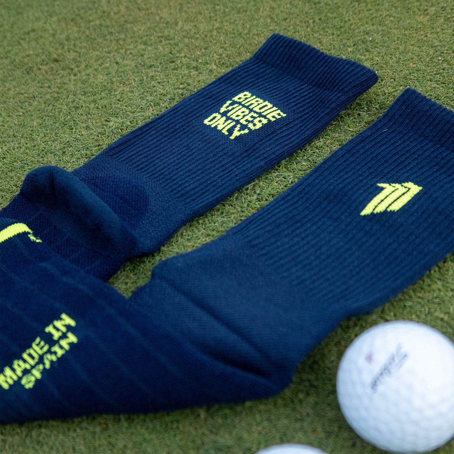 BIRDIE VIBES BLUE - CHAUSSETTES DE GOLF