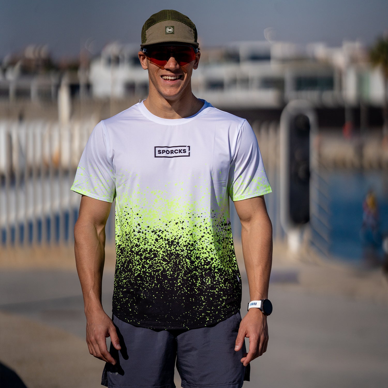 BORN TO RUN - CAMISETA TÉCNICA HOMBRE