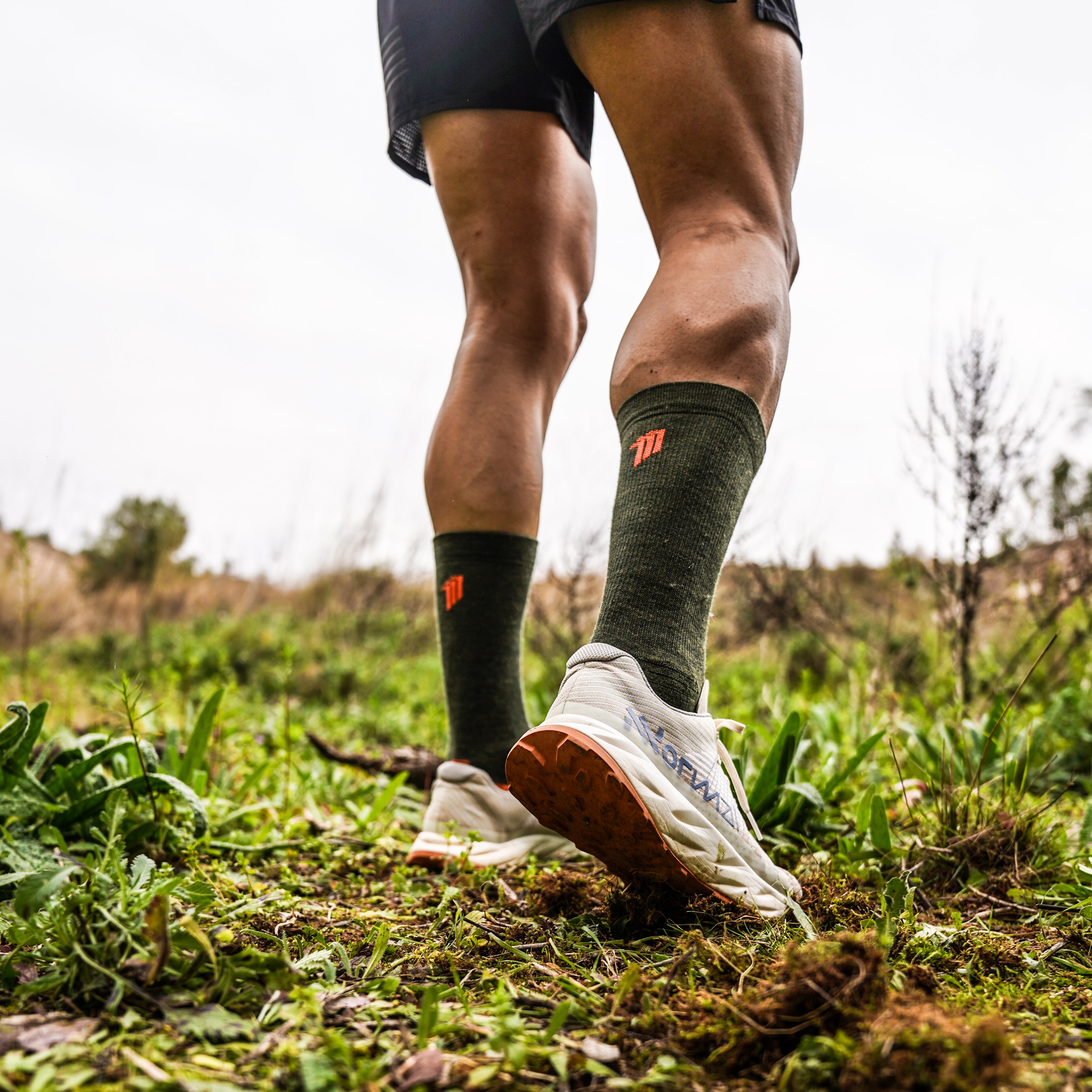 PATHLESS GREEN - CHAUSSETTES DE TRAIL