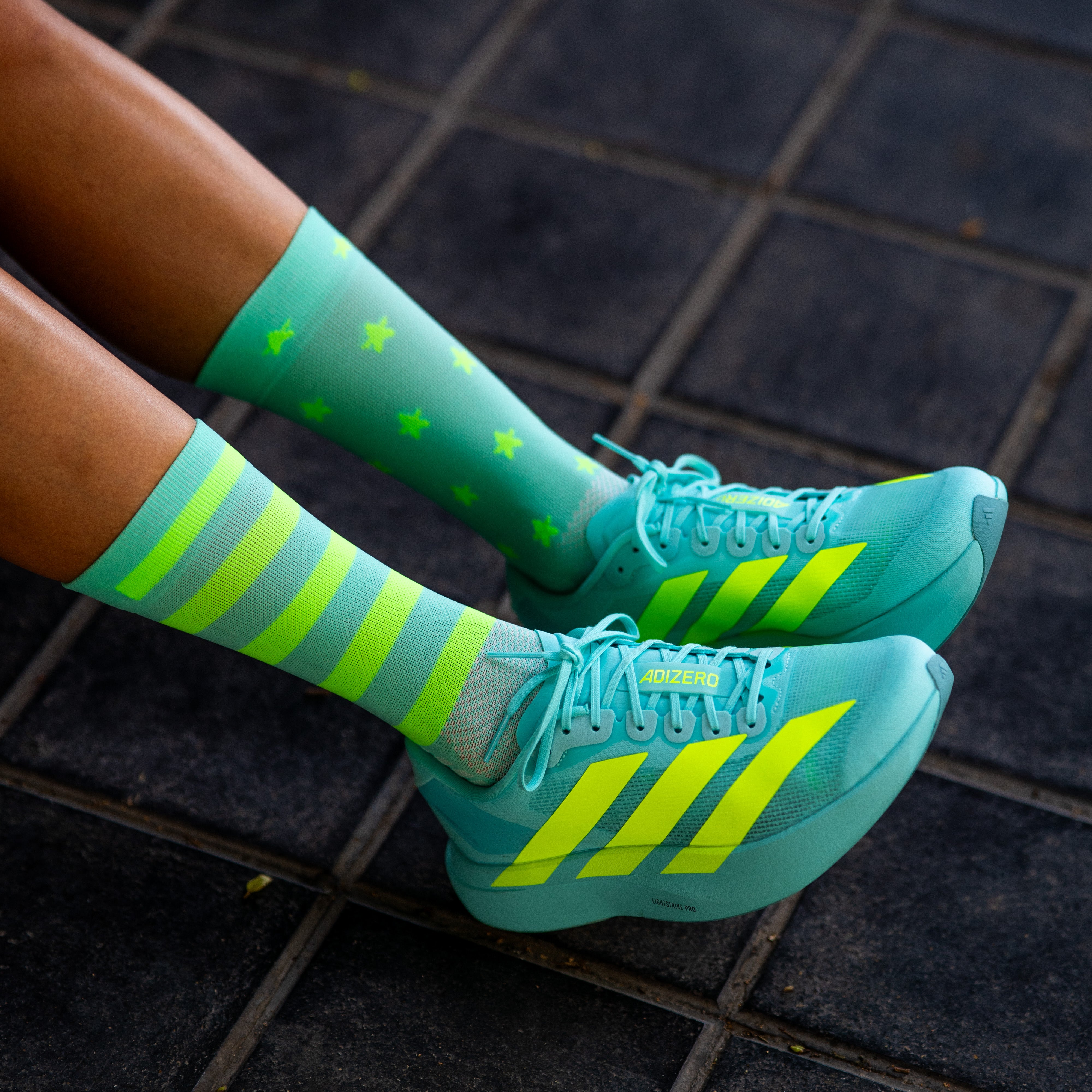 LEGEND GREEN - LAUFSOCKEN