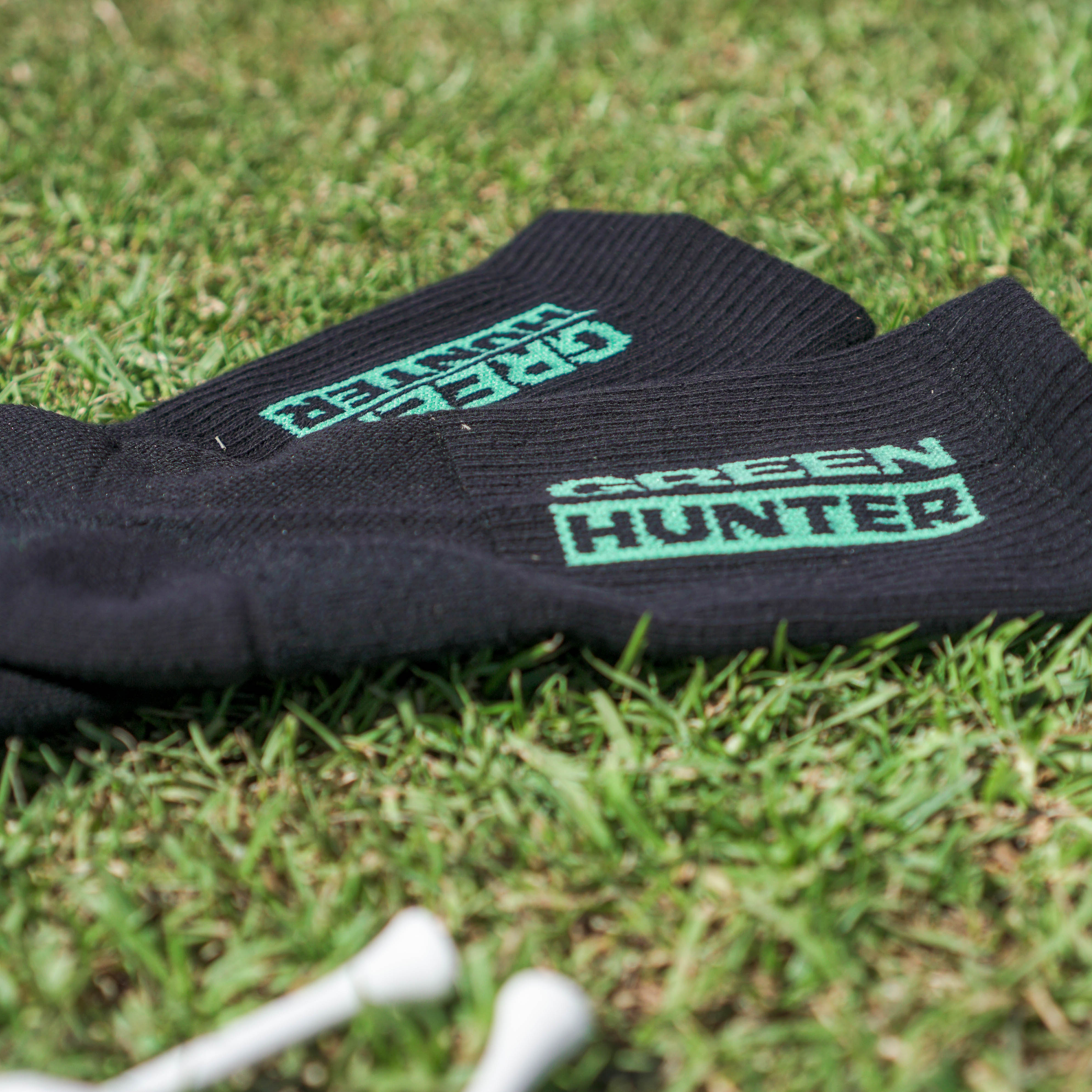 GREEN HUNTER BLACK - GOLFSOCKEN