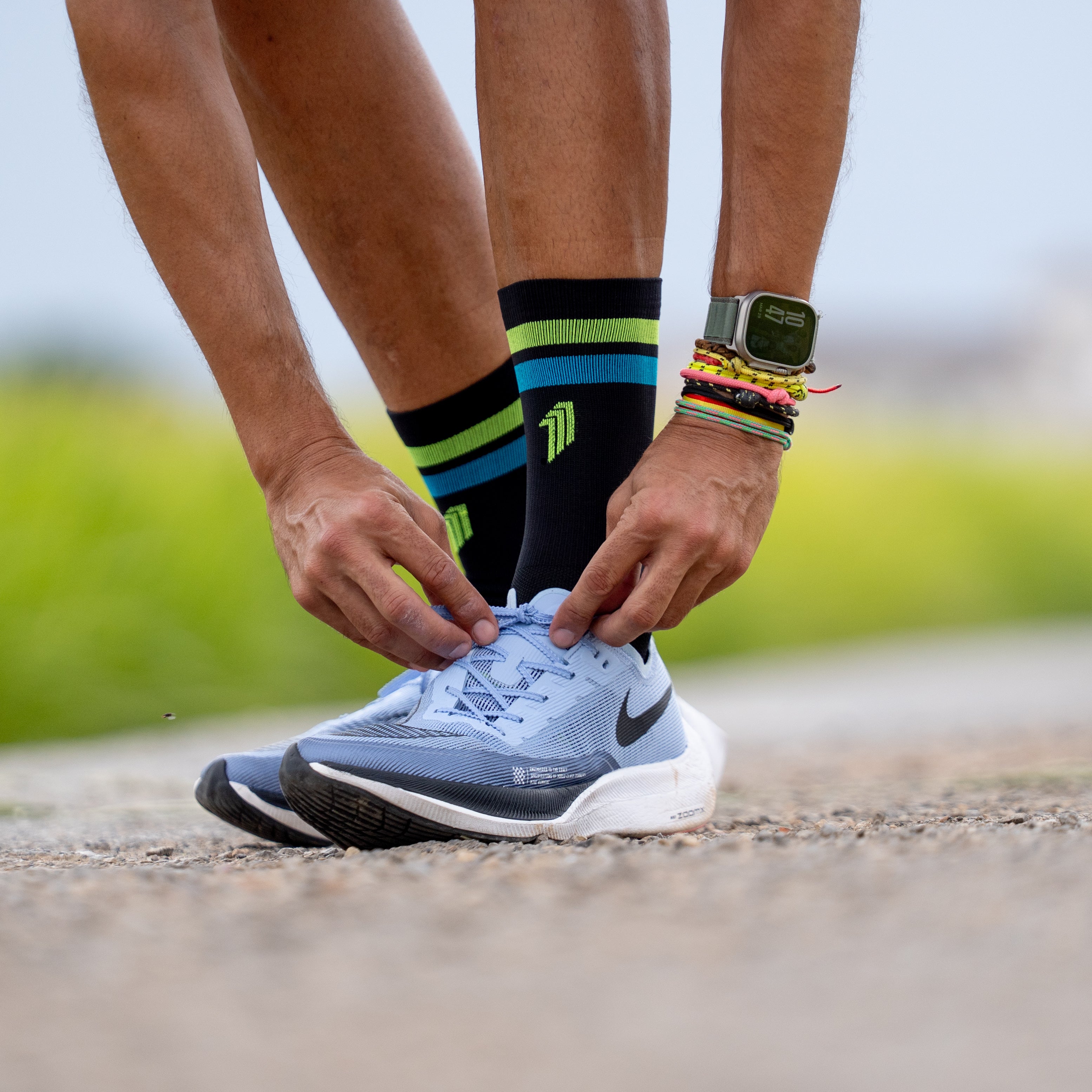 PRO BLACK BLUE - RUN ULTRALIGHT SOCKS