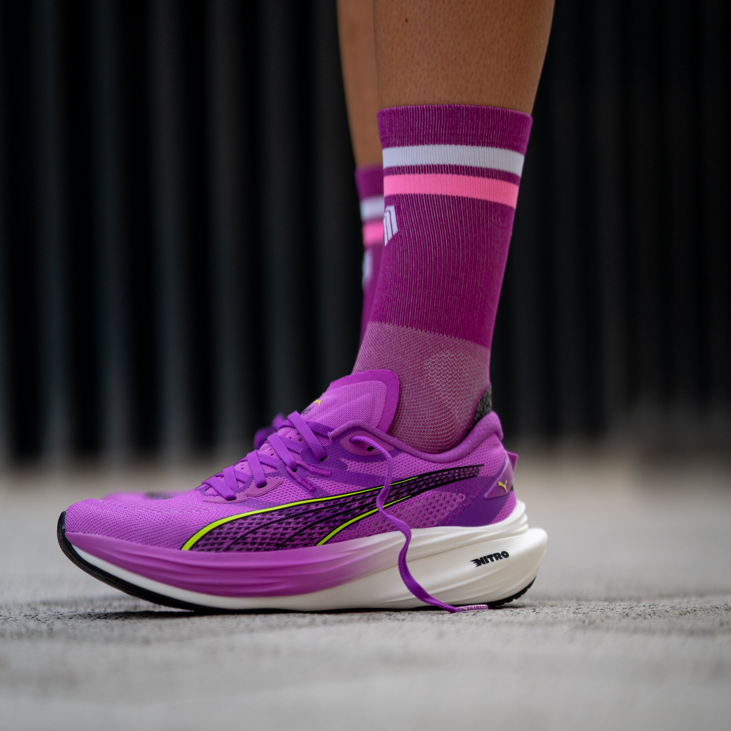 PRO PURPLE WHITE - RUN ULTRALIGHT SOCKS