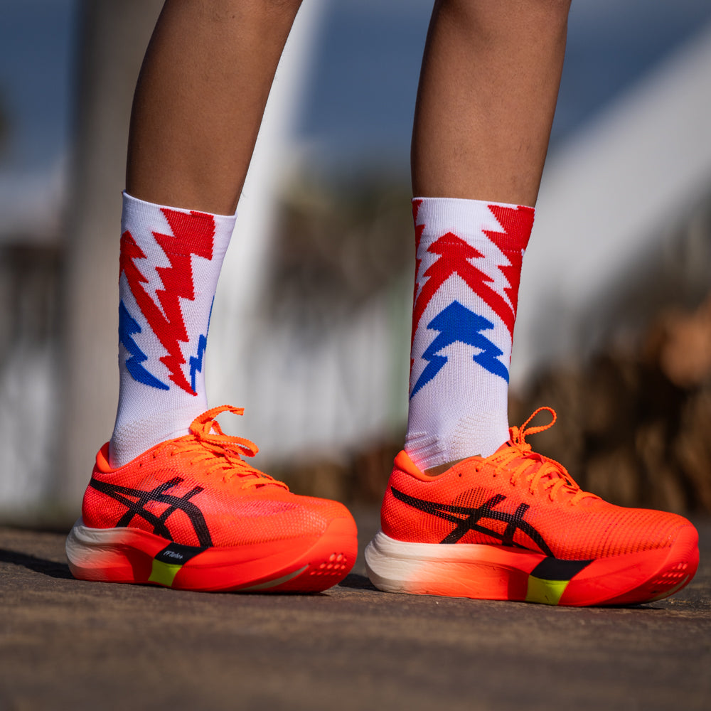 THUNDER WHITE - RUNNING SOCKS