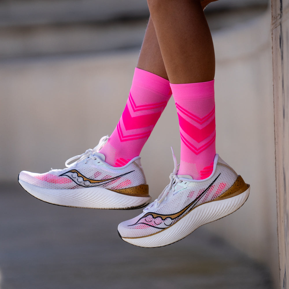 POSH PINK - RUNNING SOCKS