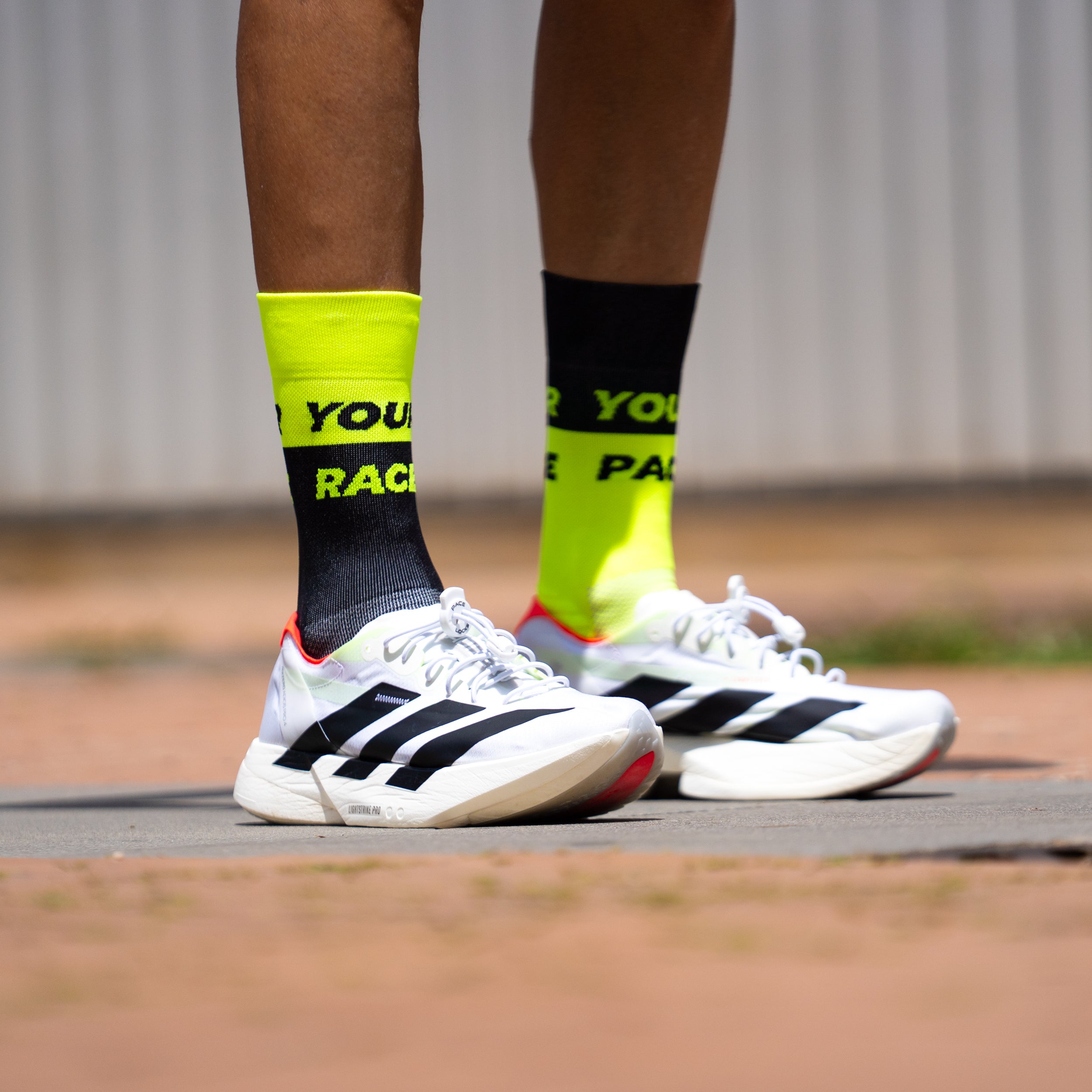 RACE PACE BLACK - RUNNING SOCKS