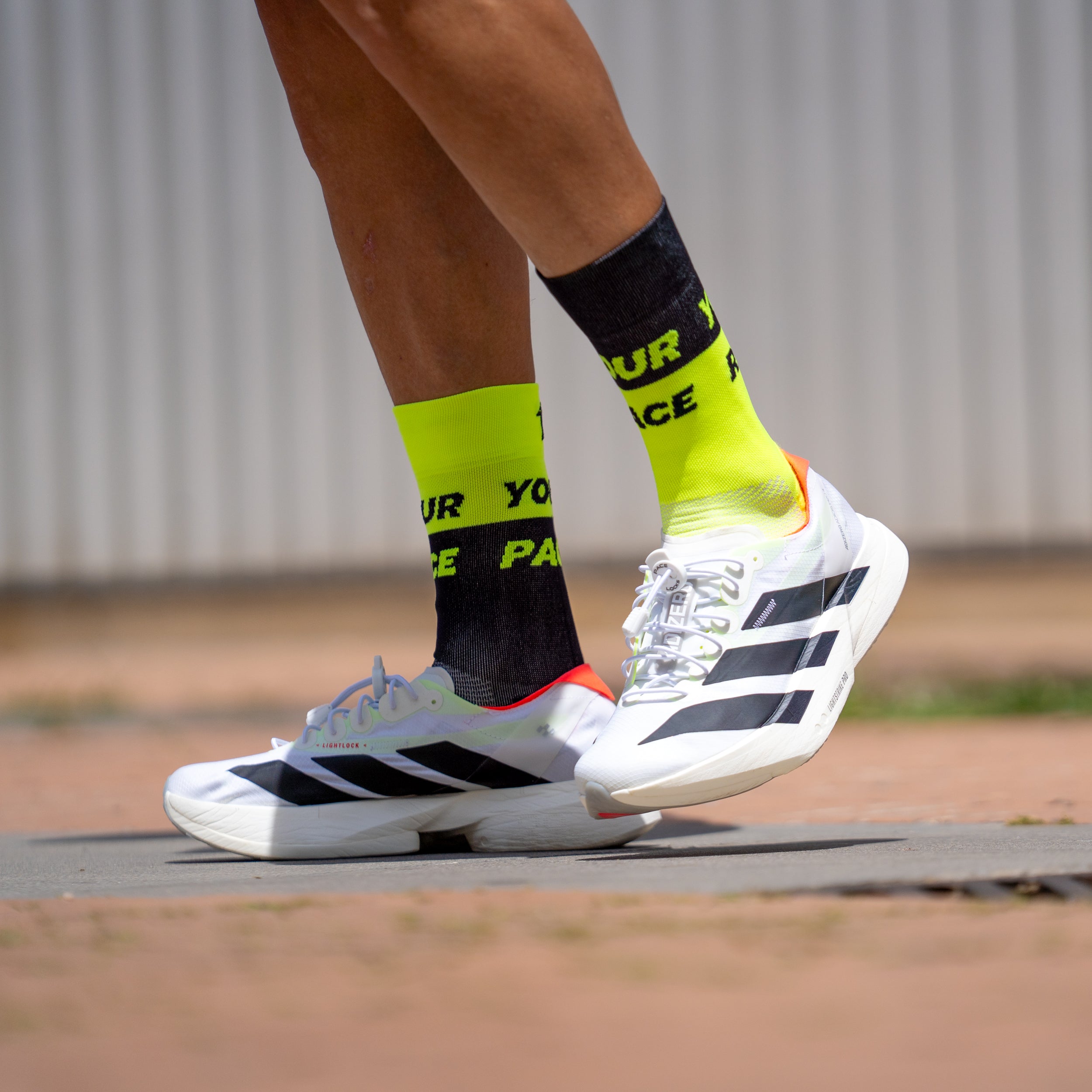 RACE PACE BLACK - RUNNING SOCKS