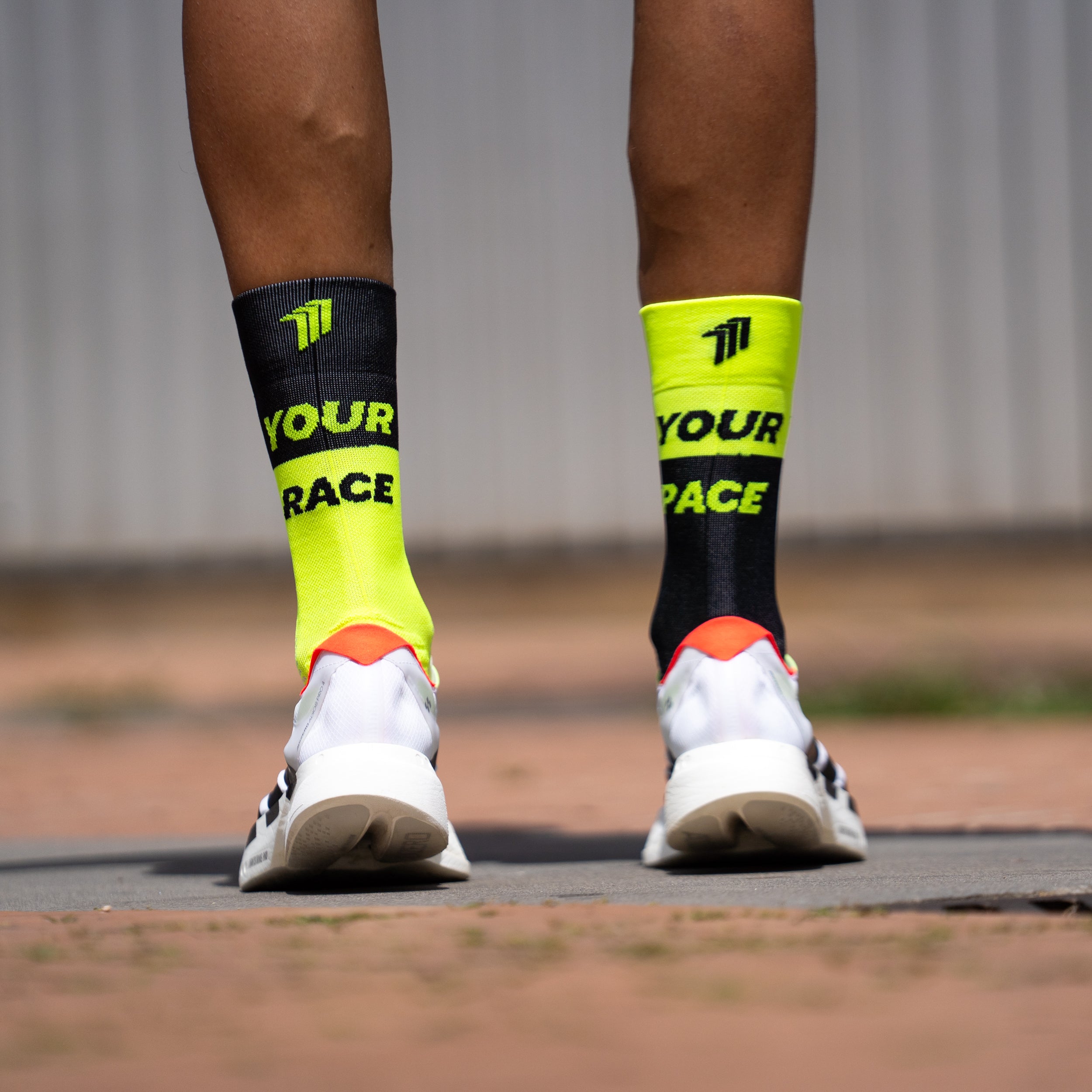 RACE PACE BLACK - RUNNING SOCKS