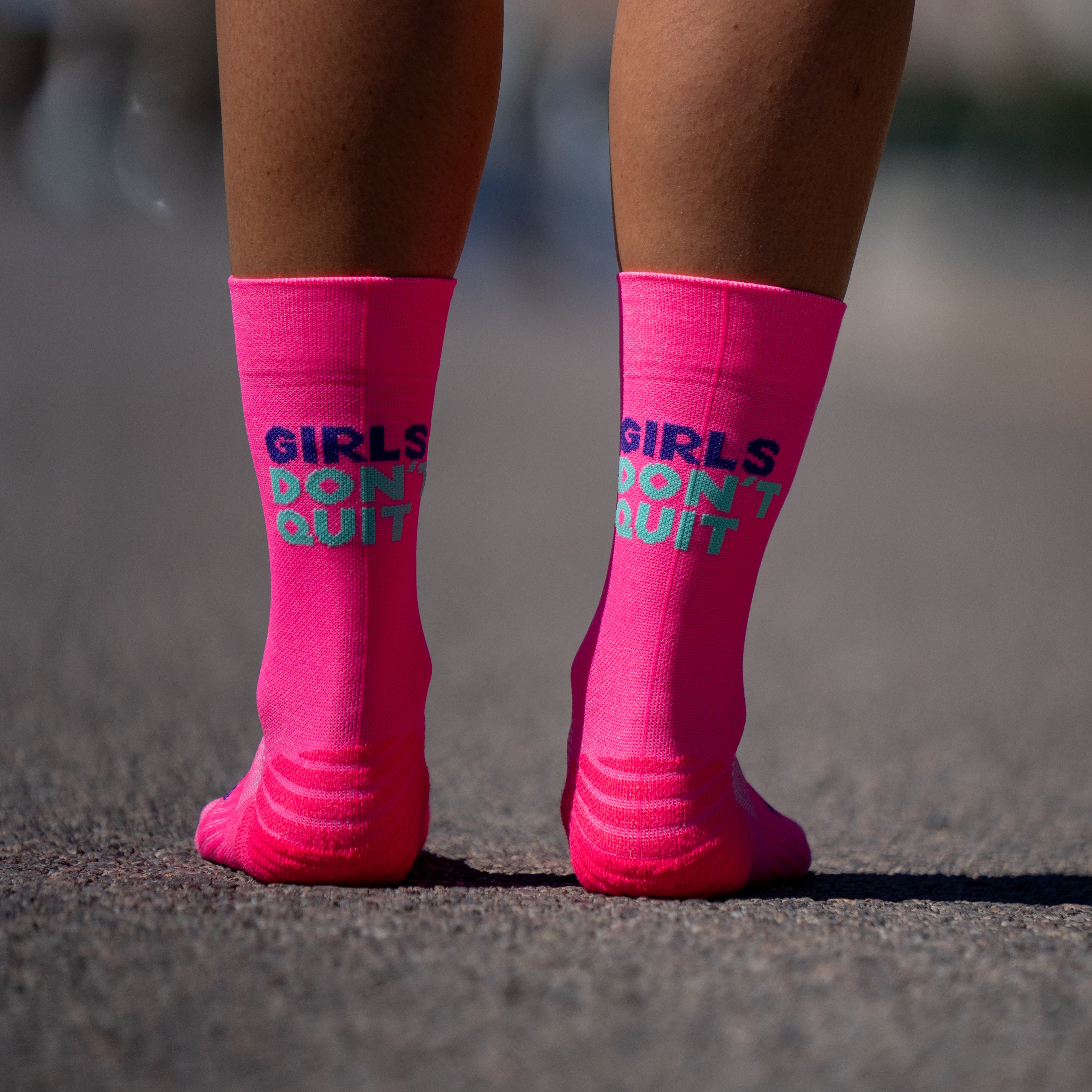 GIRLS DON'T QUIT - CHAUSSETTE DE COURSE