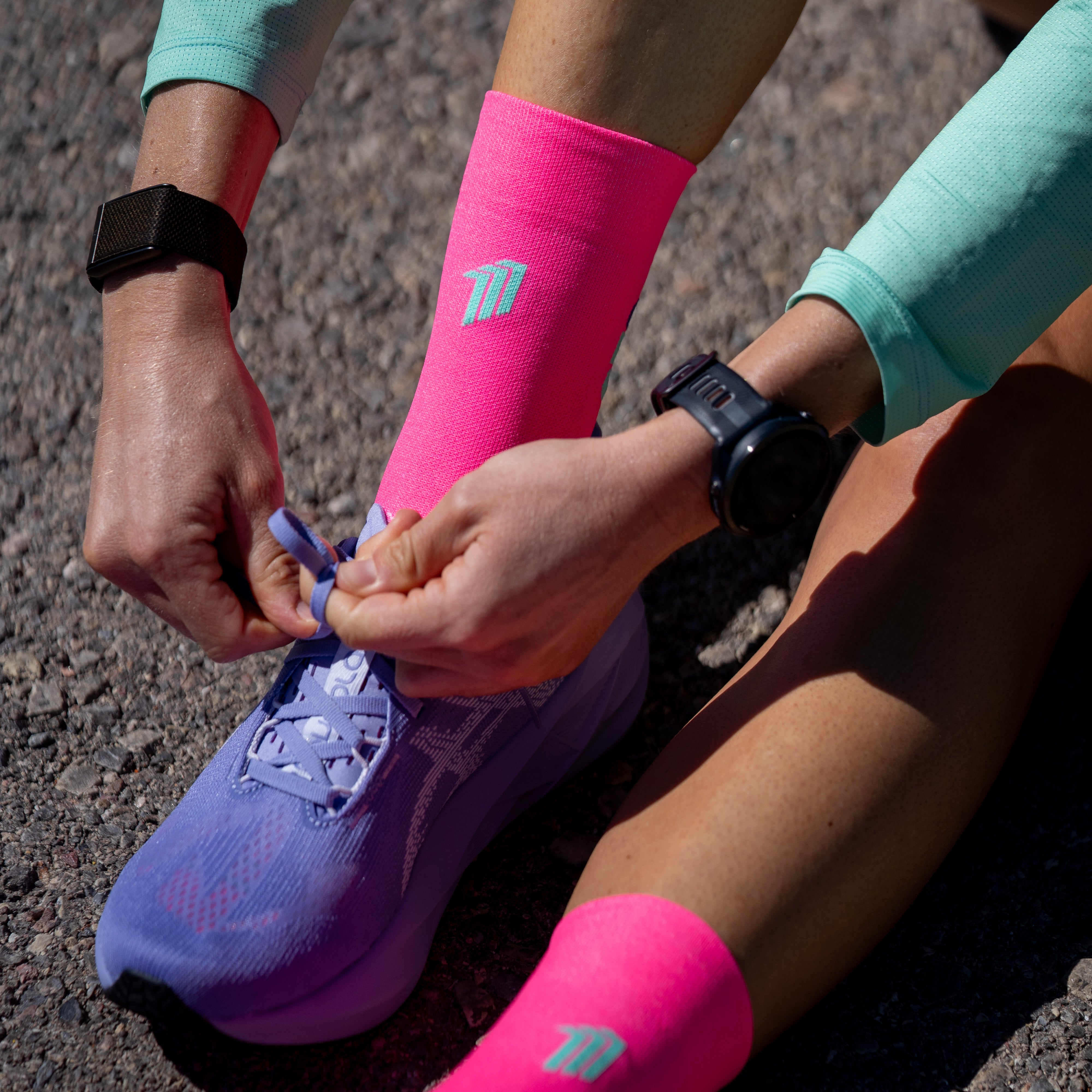 GIRLS DON'T QUIT - CHAUSSETTE DE COURSE