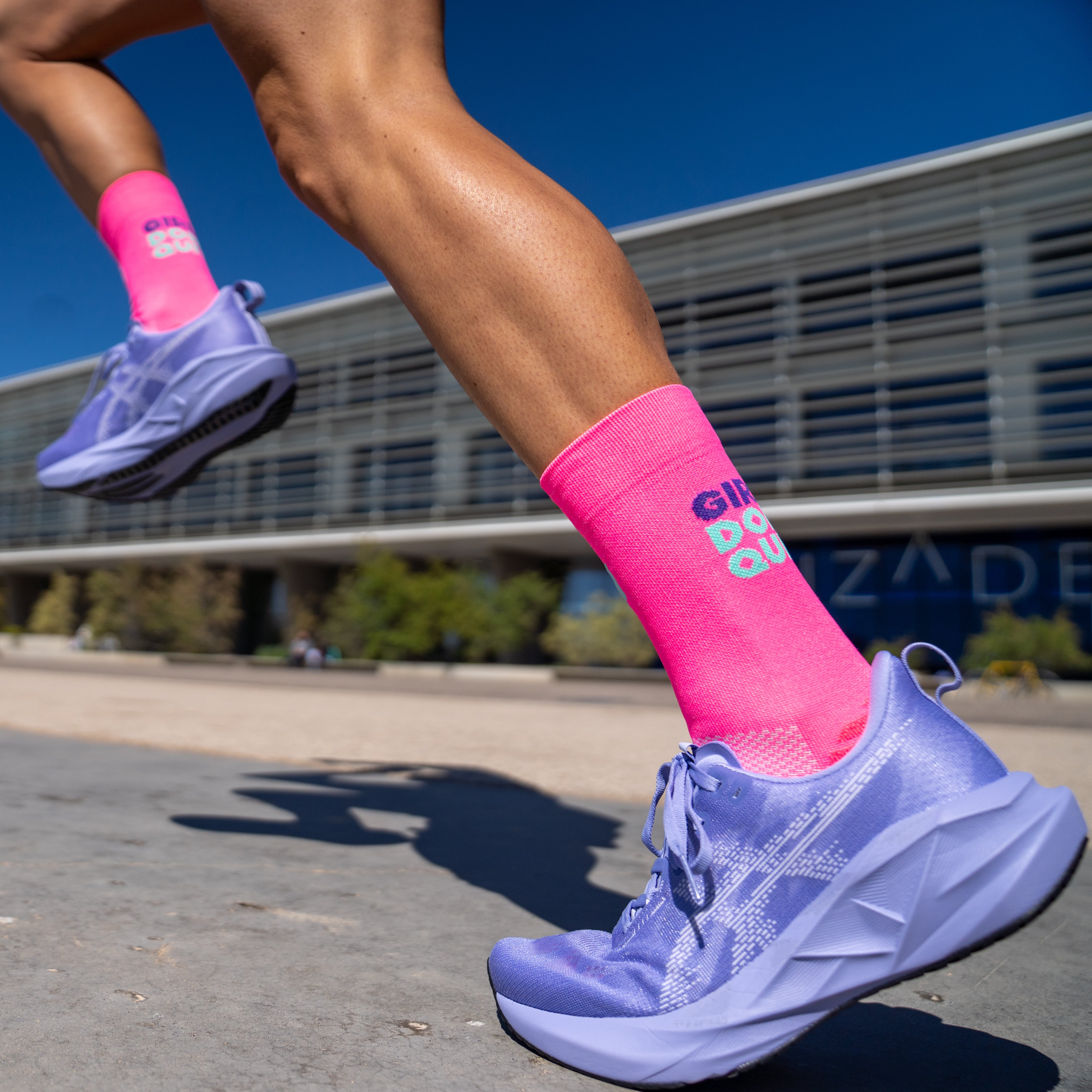 GIRLS DON'T QUIT - CHAUSSETTE DE COURSE