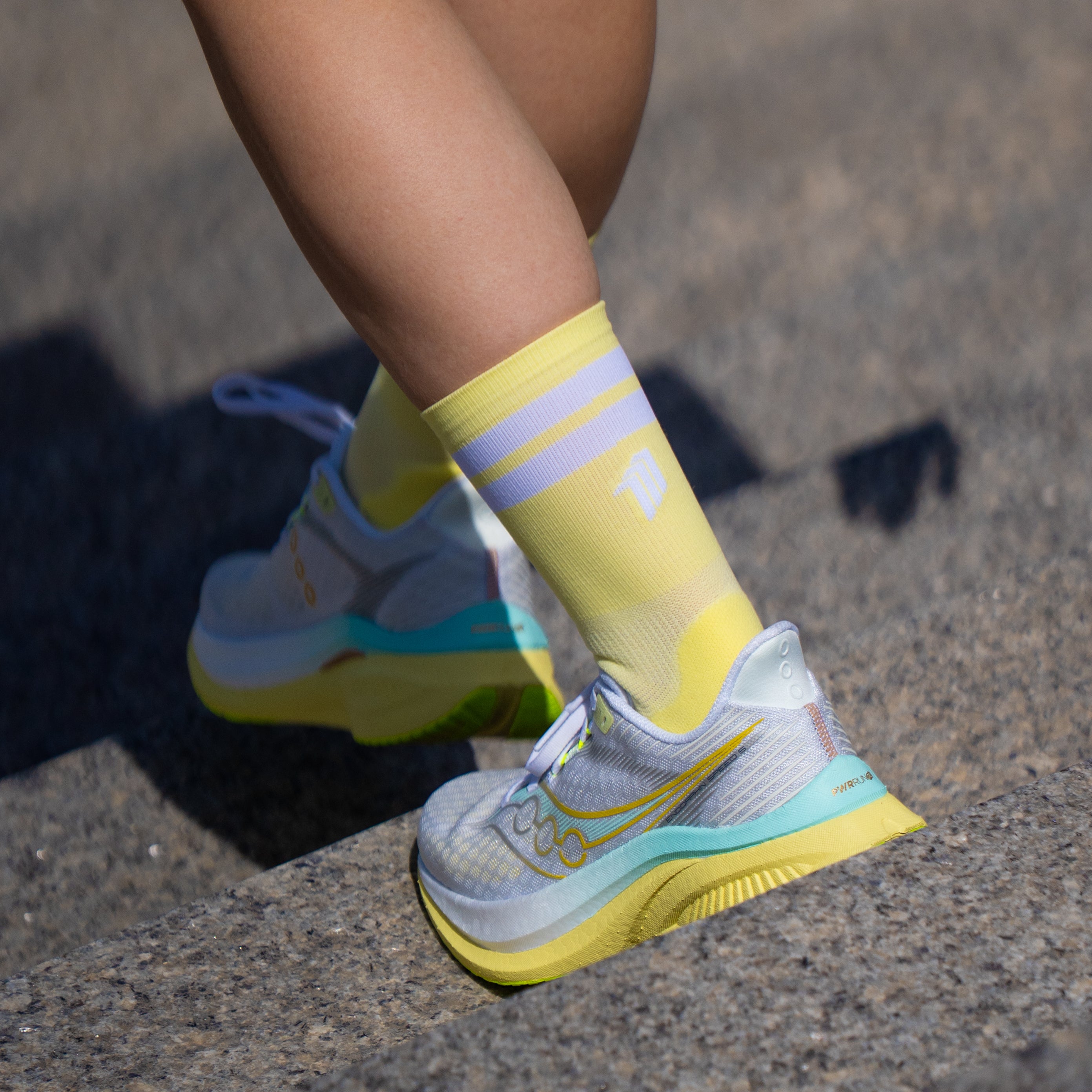 SIGNATURE YELLOW - CHAUSSETTES RUNNING PRO COMFORT