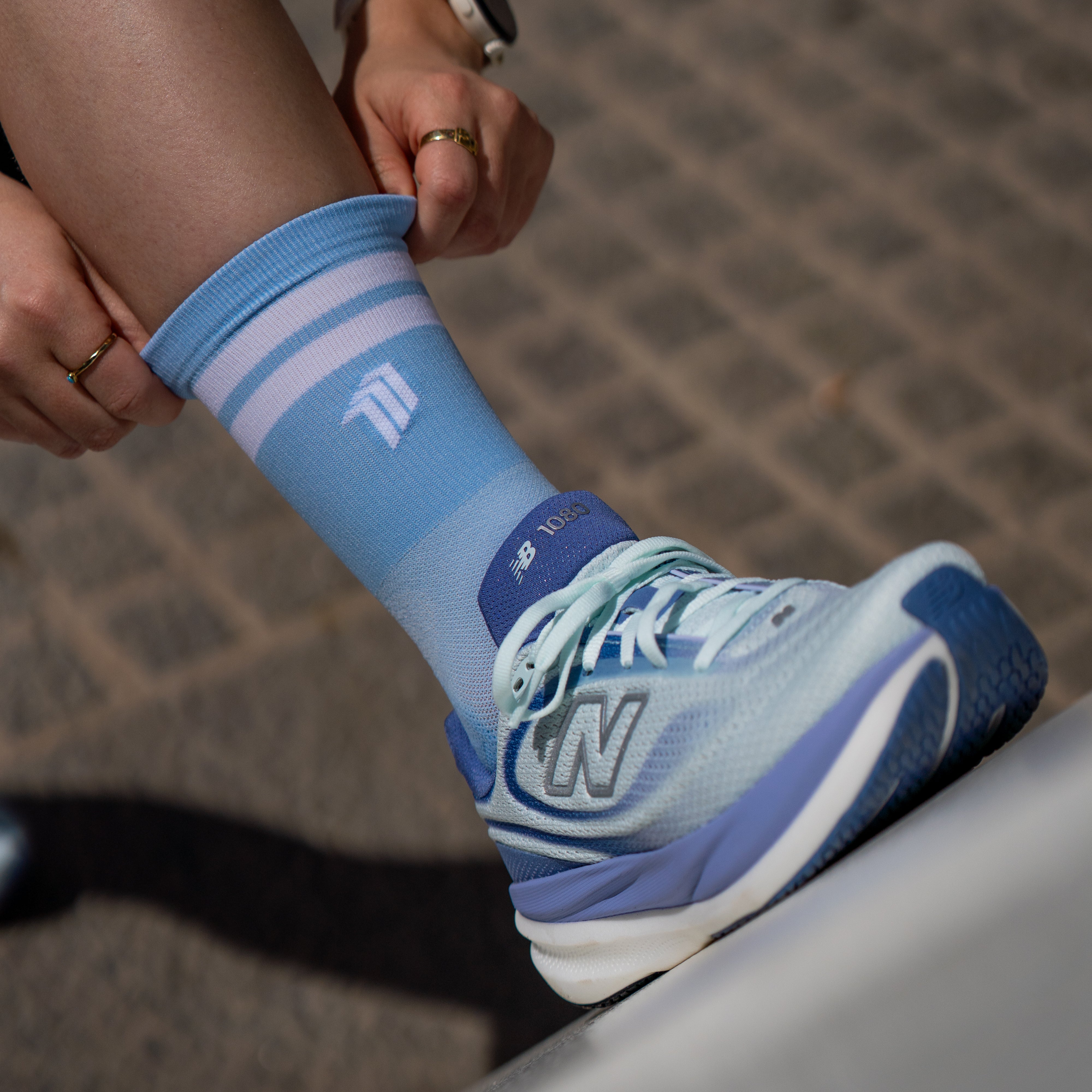 SIGNATURE BLUE - CALCETÍN RUNNING PRO COMFORT