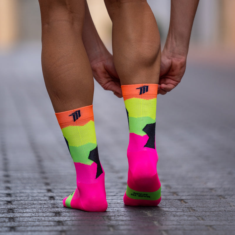 ALSACE FLUO - CYCLING SOCKS