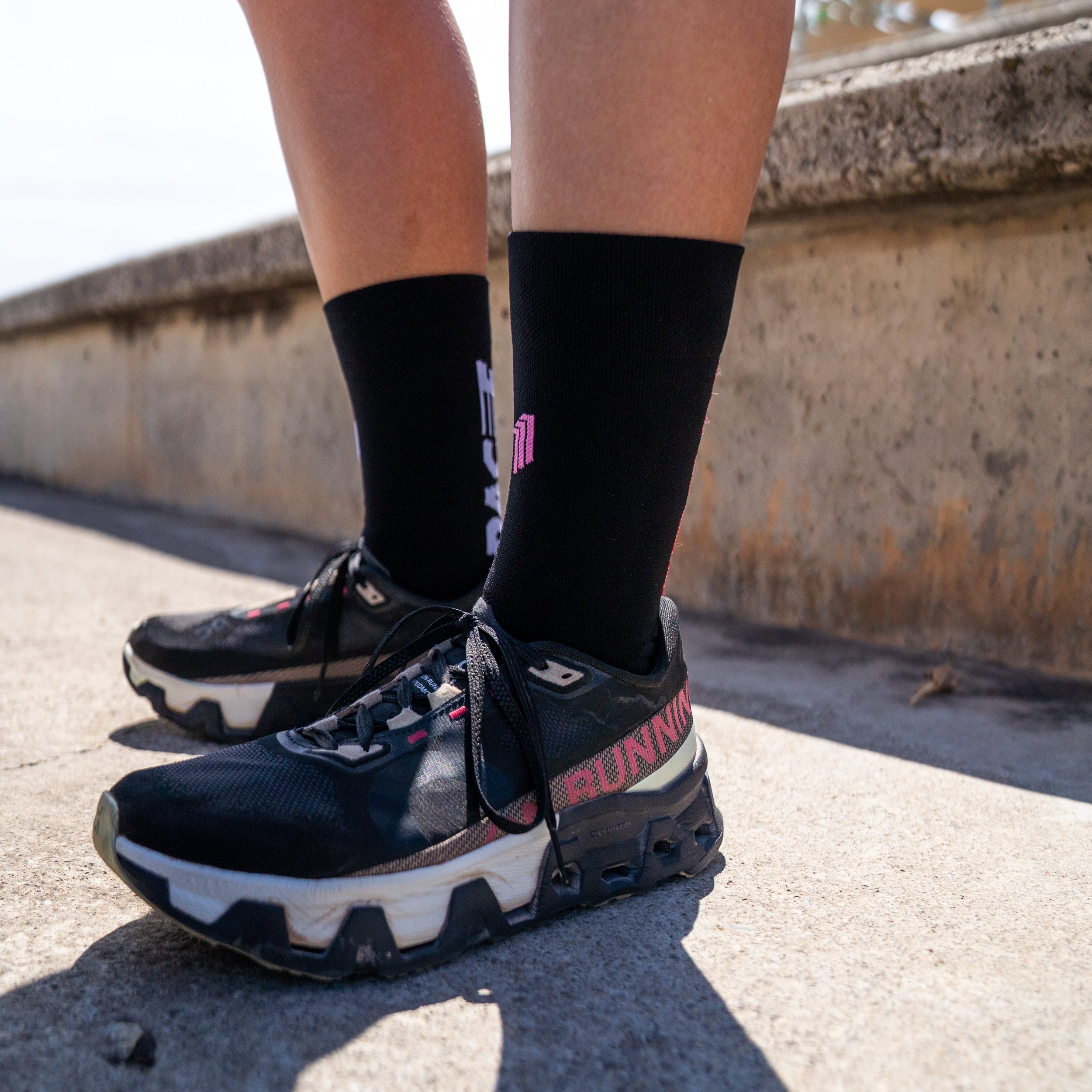 SEXY PACE BLACK - RUNNING SOCKS