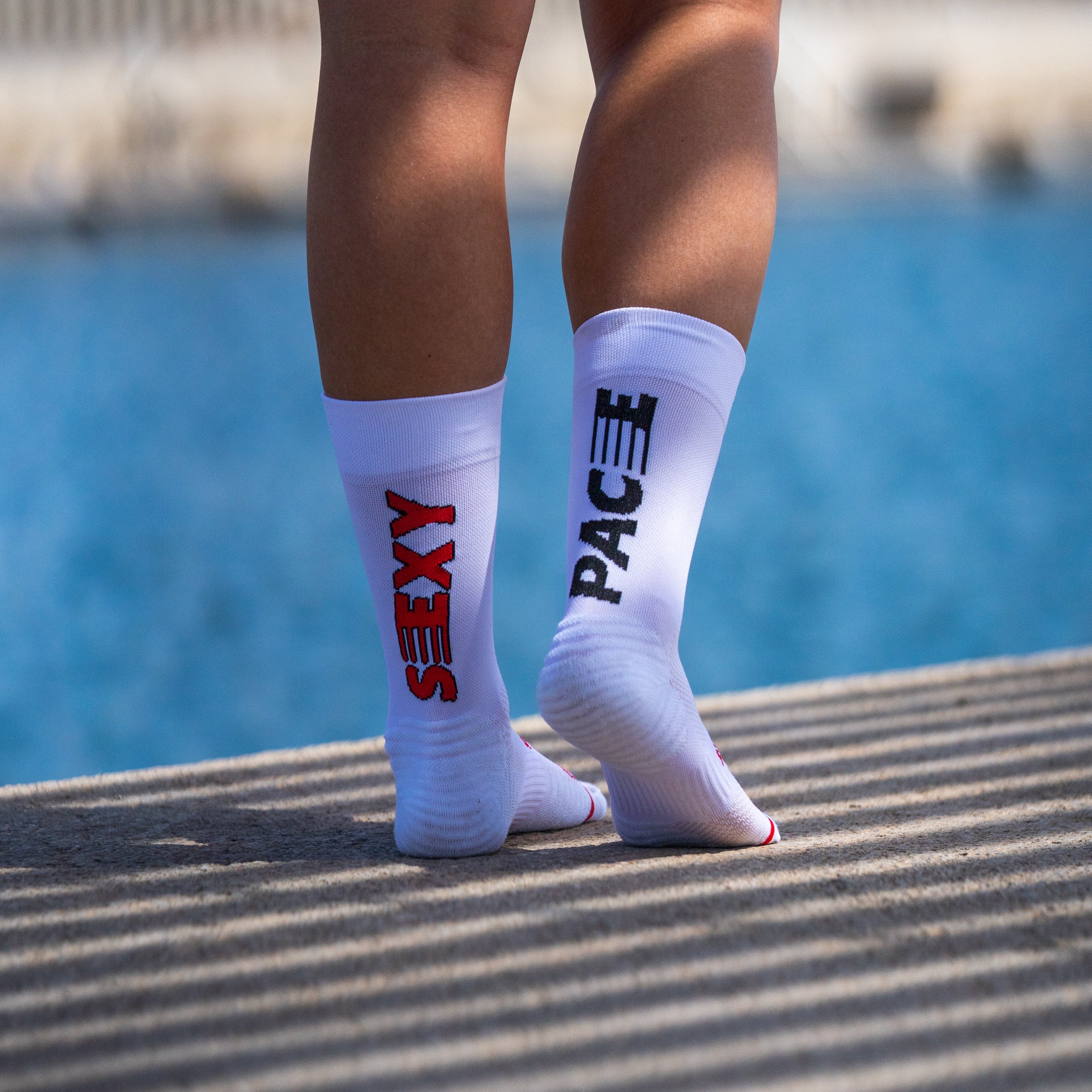 SEXY PACE WHITE - RUNNING SOCKS