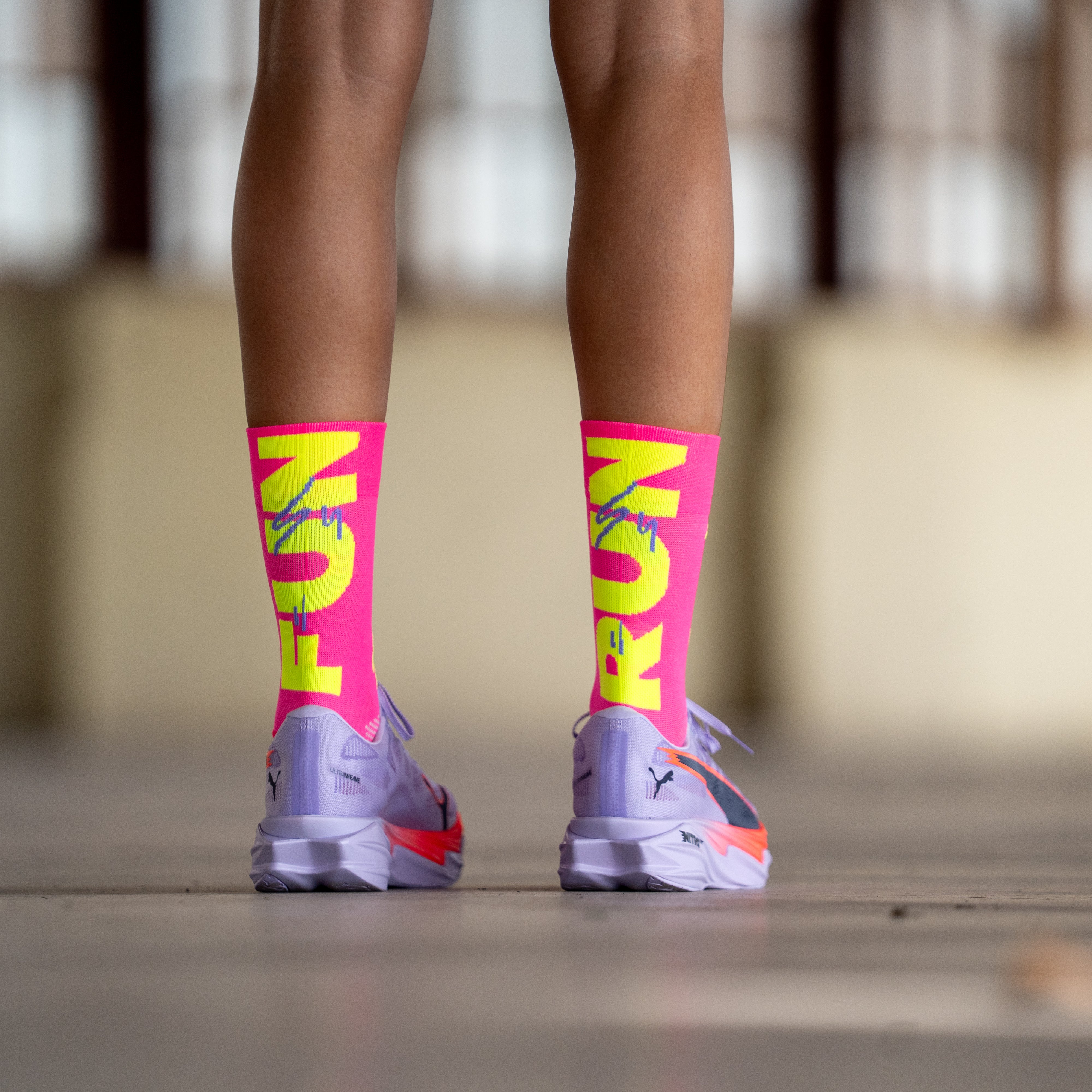 FUN RUN PINK - LAUFSOCKEN