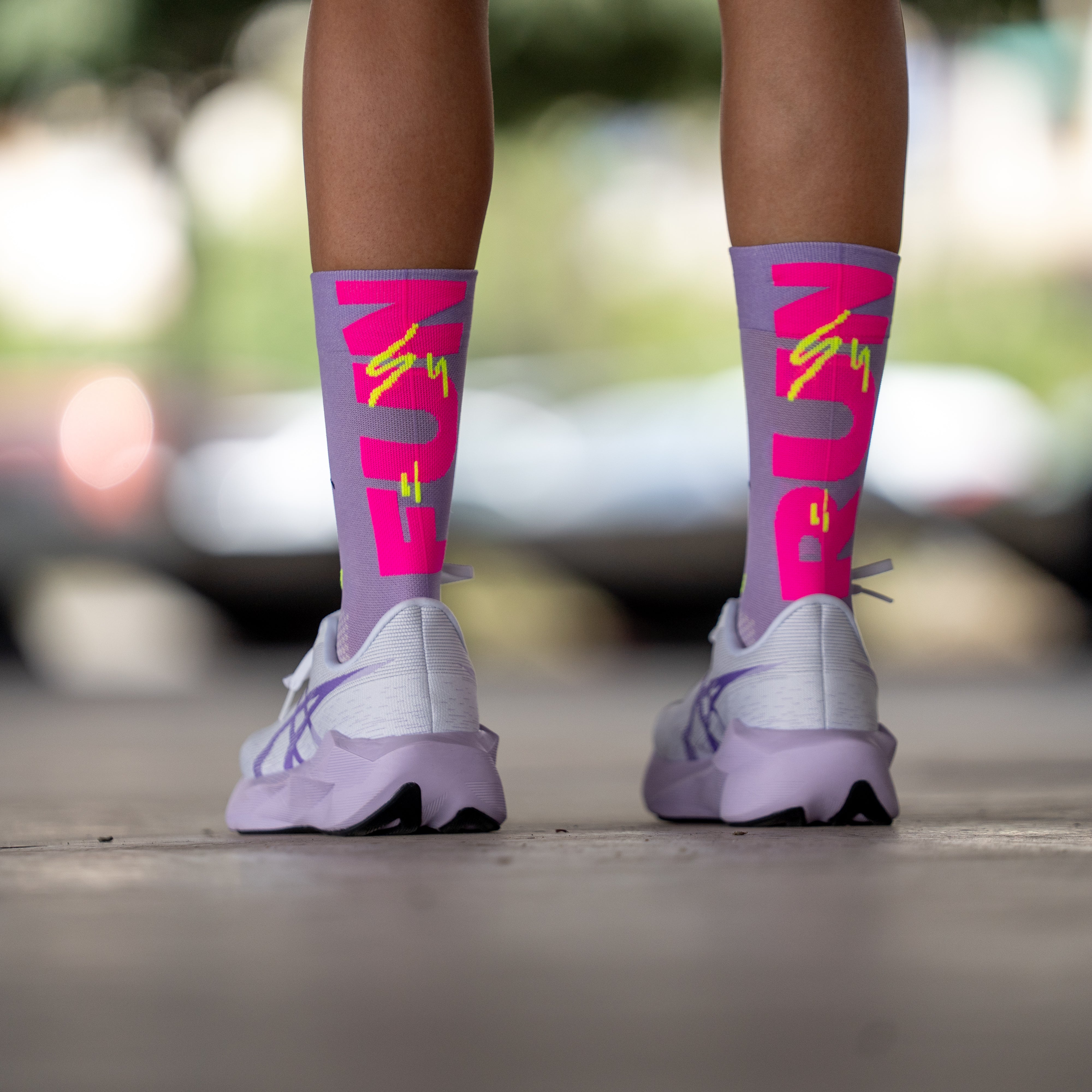 FUN RUN PURPLE - LAUFSOCKEN