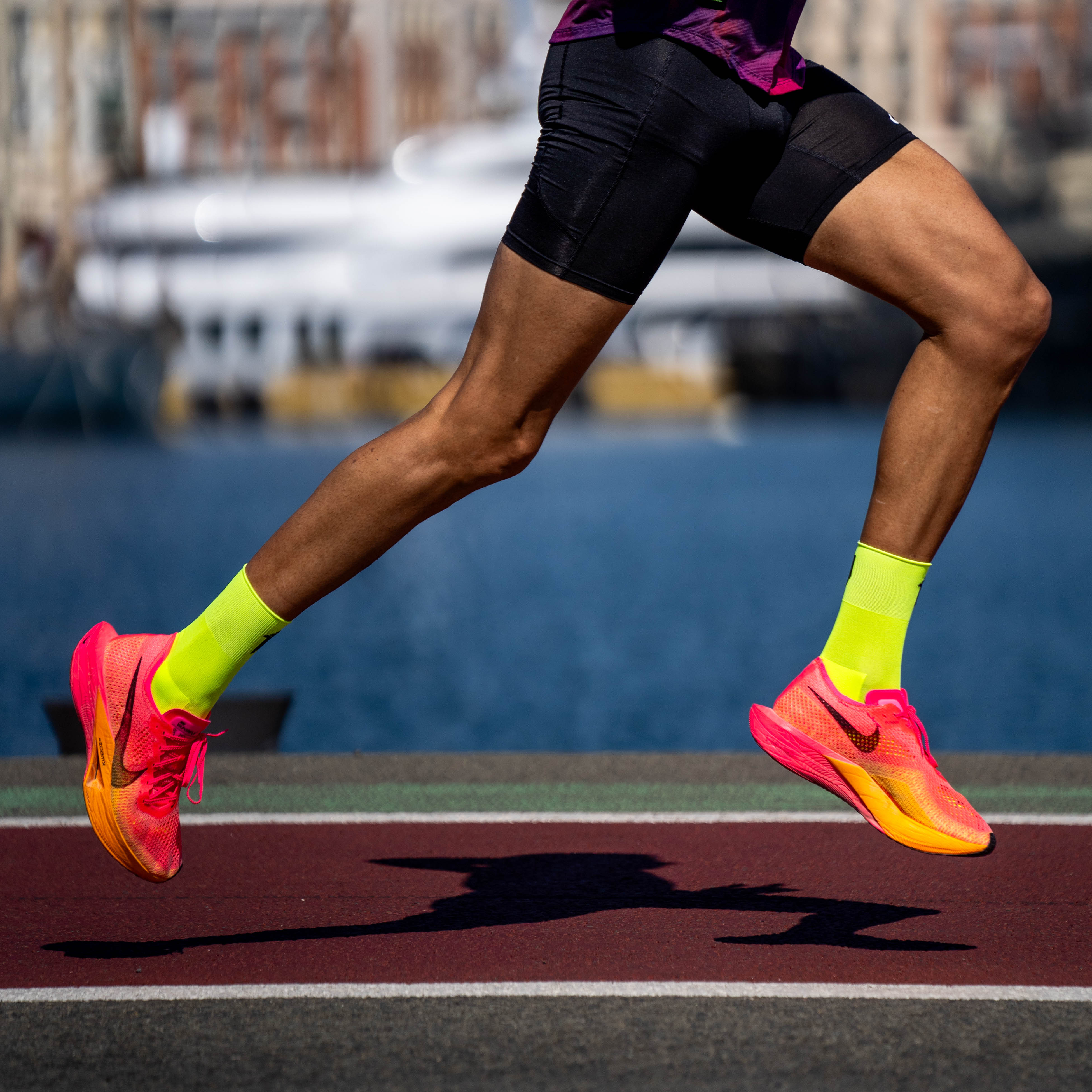 MARATHON YELLOW - CHAUSSETTES DE COURSE MARATHON