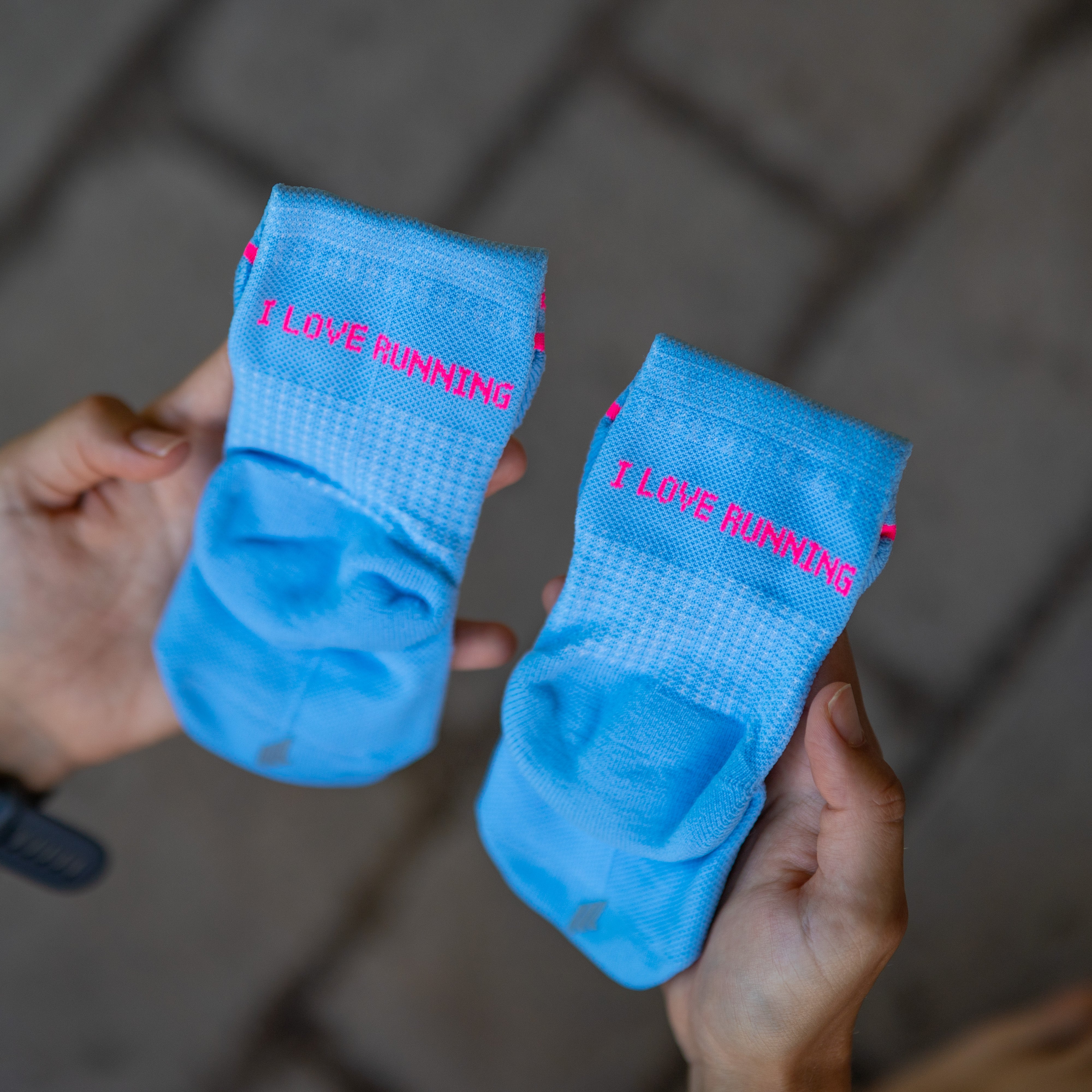 NOOSA BLUE V2 - CHAUSSETTE DE COURSE