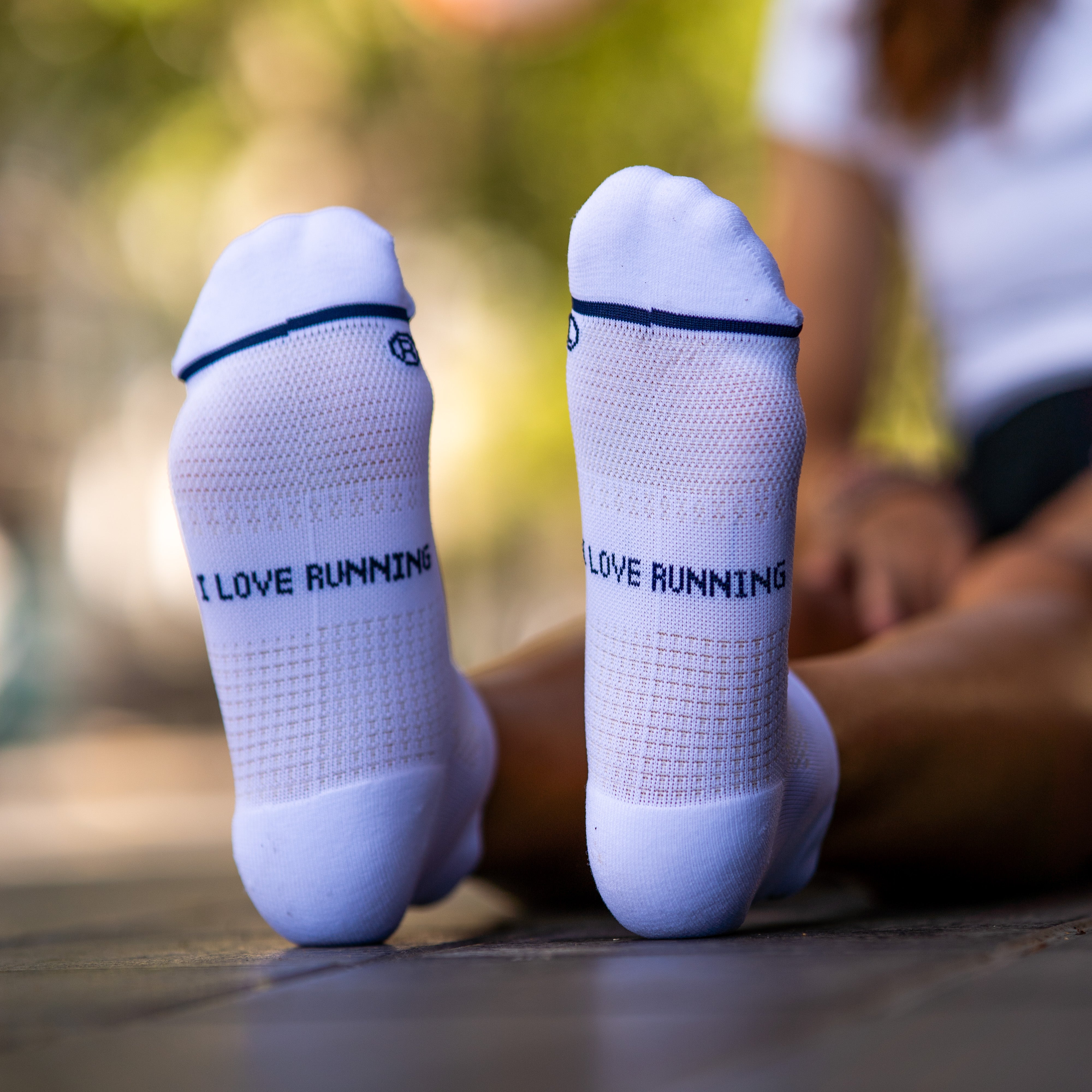 NOOSA WHITE V2 - RUNNING SOCKS