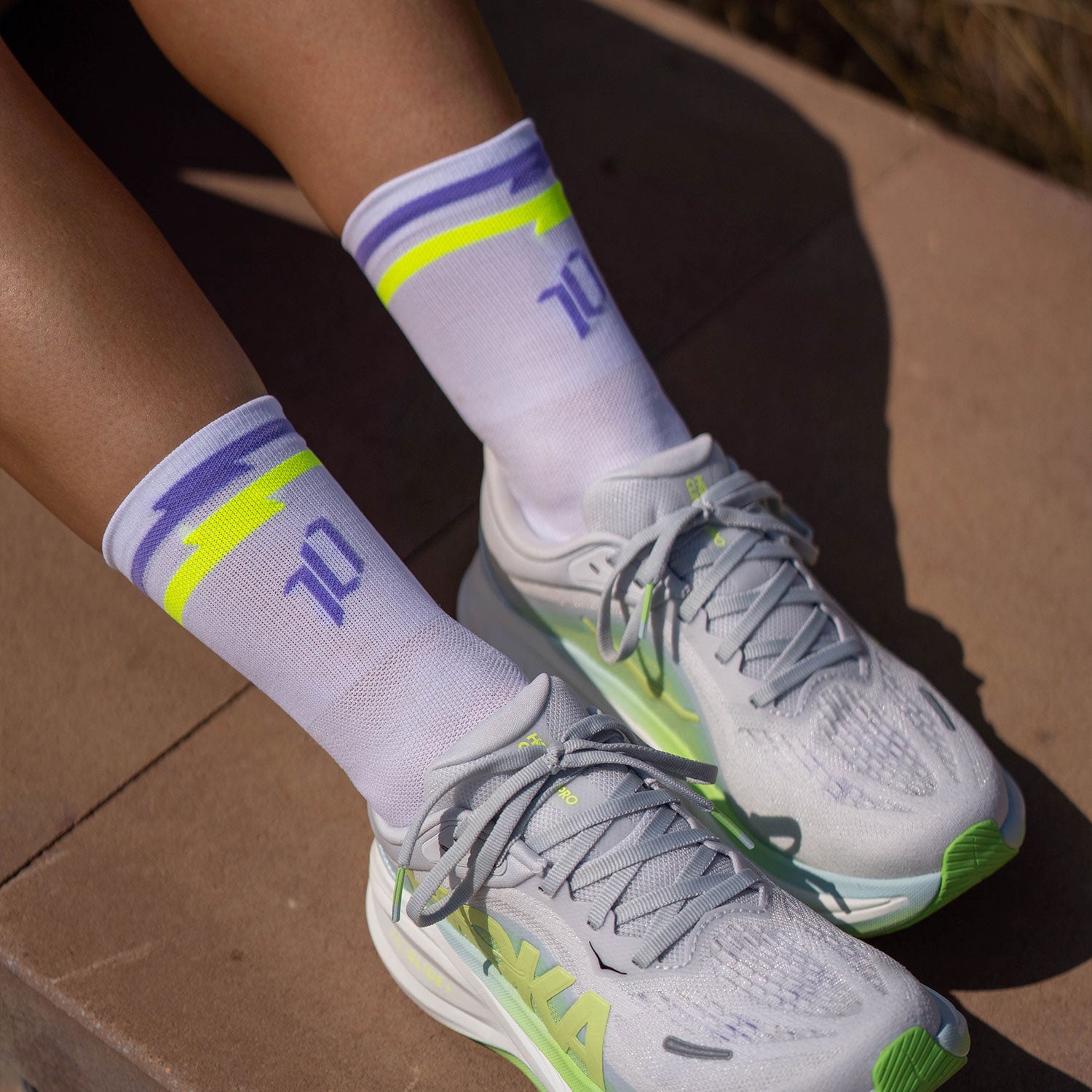 SUMMER 10 WHITE - CALCETÍN RUNNING PRO COMFORT