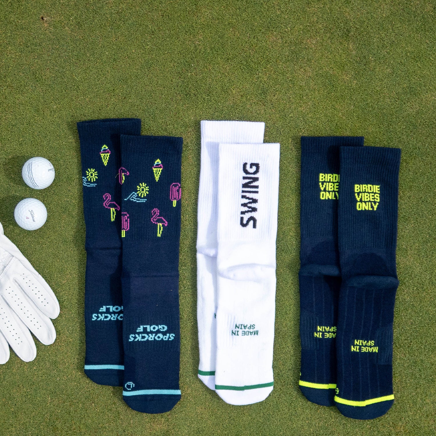 SUMMER NIGHT BLUE - CALCETÍN GOLF