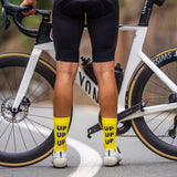 UP UP UP YELLOW  - CYCLING SOCKS
