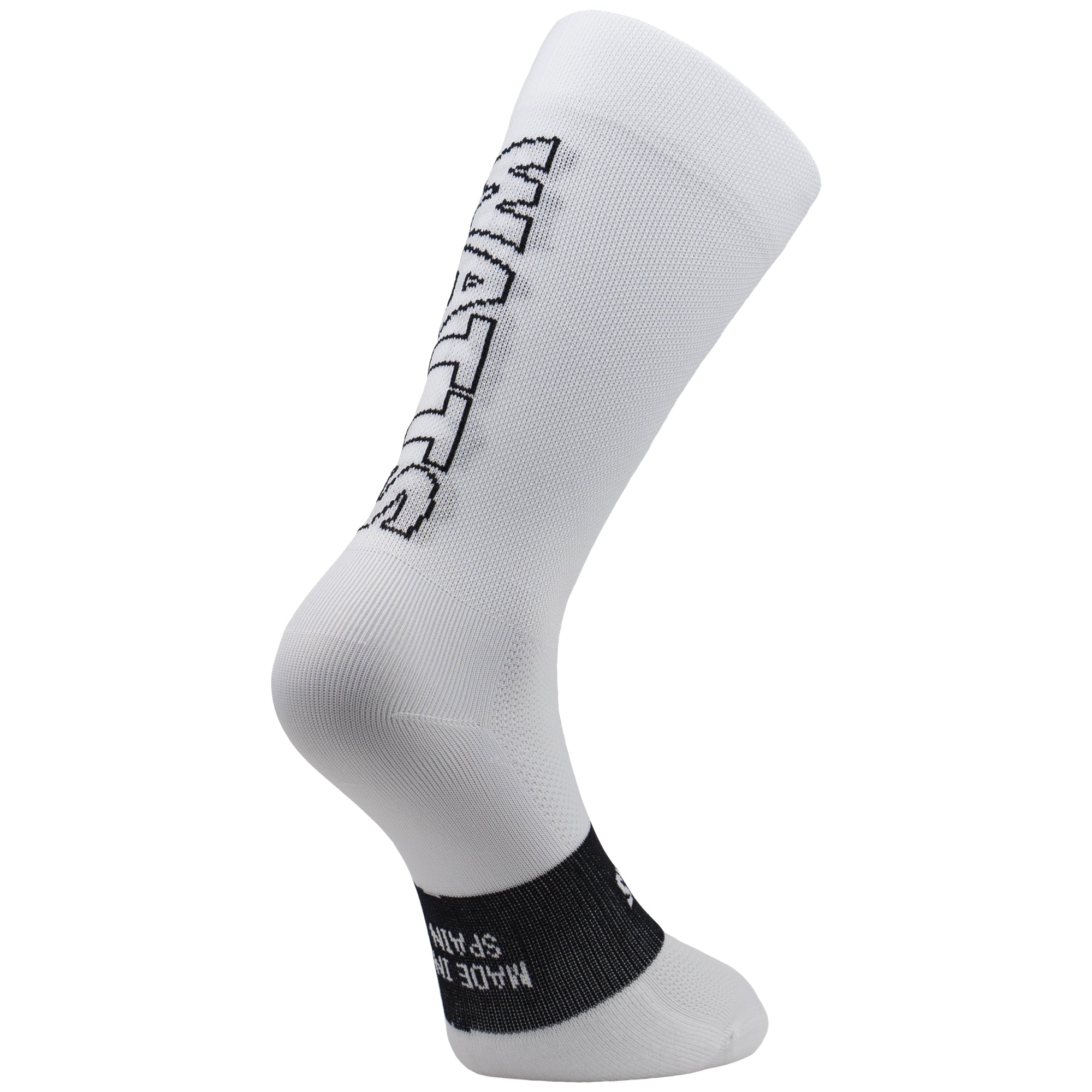 Calcetines ciclismo santic blanco-negro