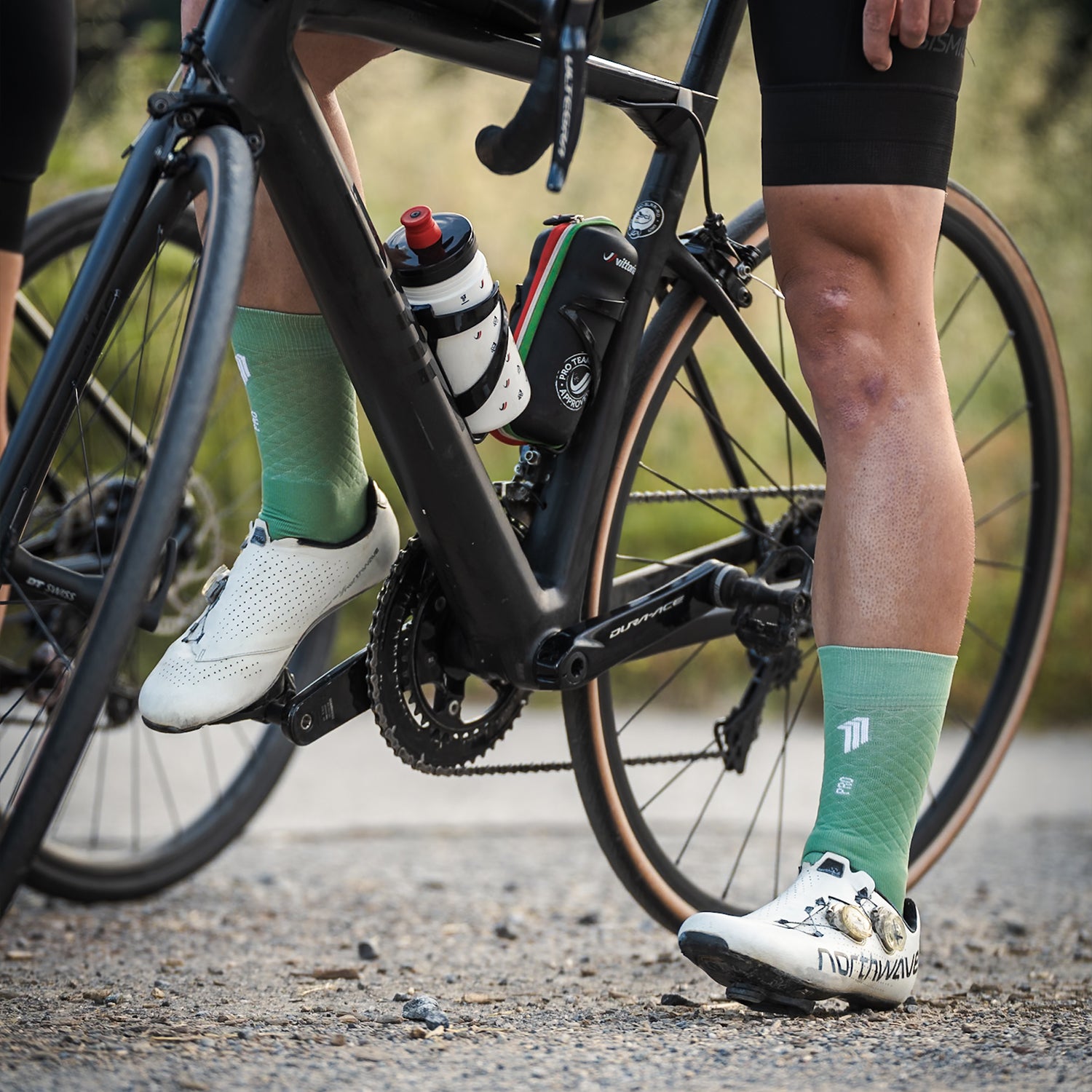PRO ELITE GREEN - PRO CYCLING SOCKS