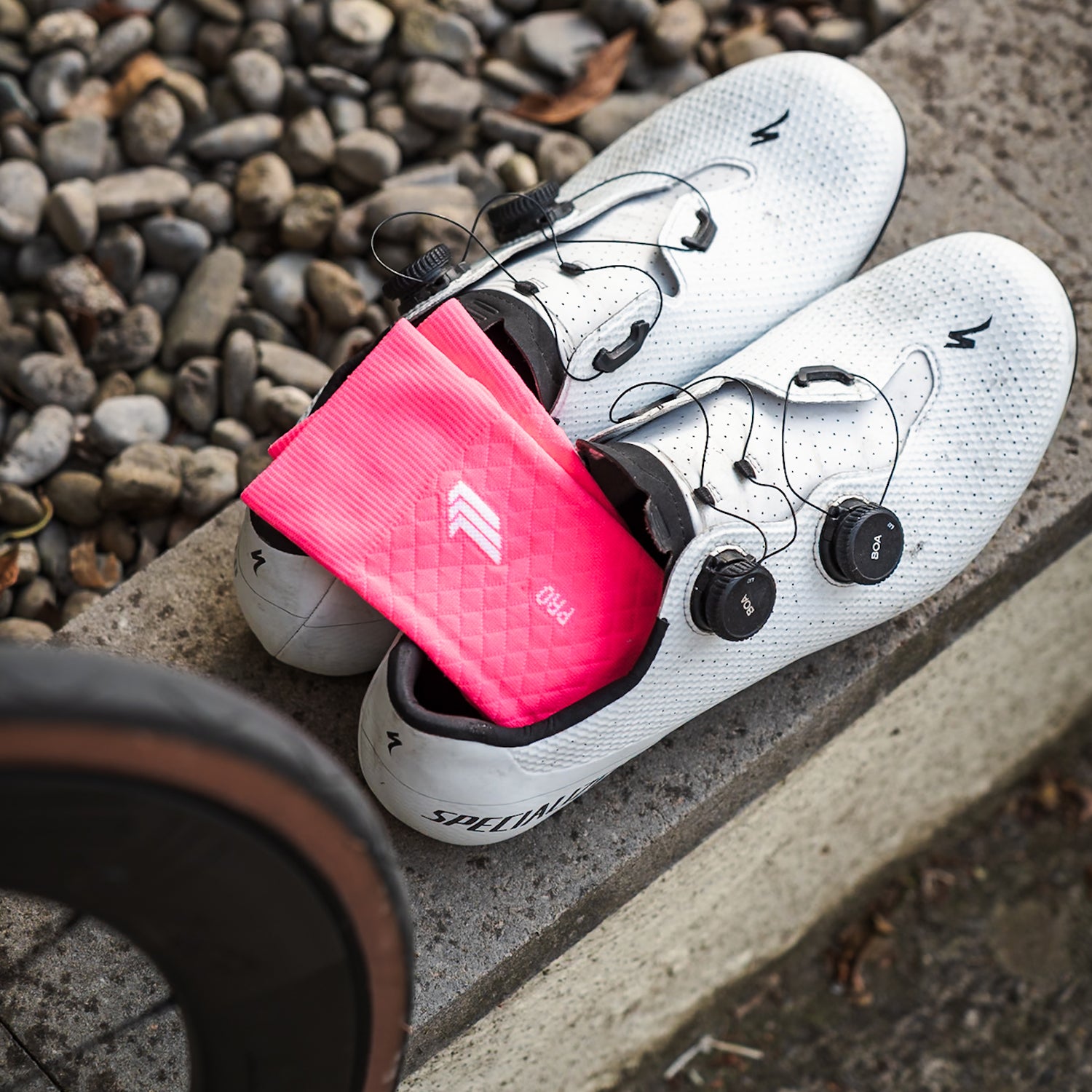 PRO ELITE DIVA PINK - PRO CYCLING SOCKS