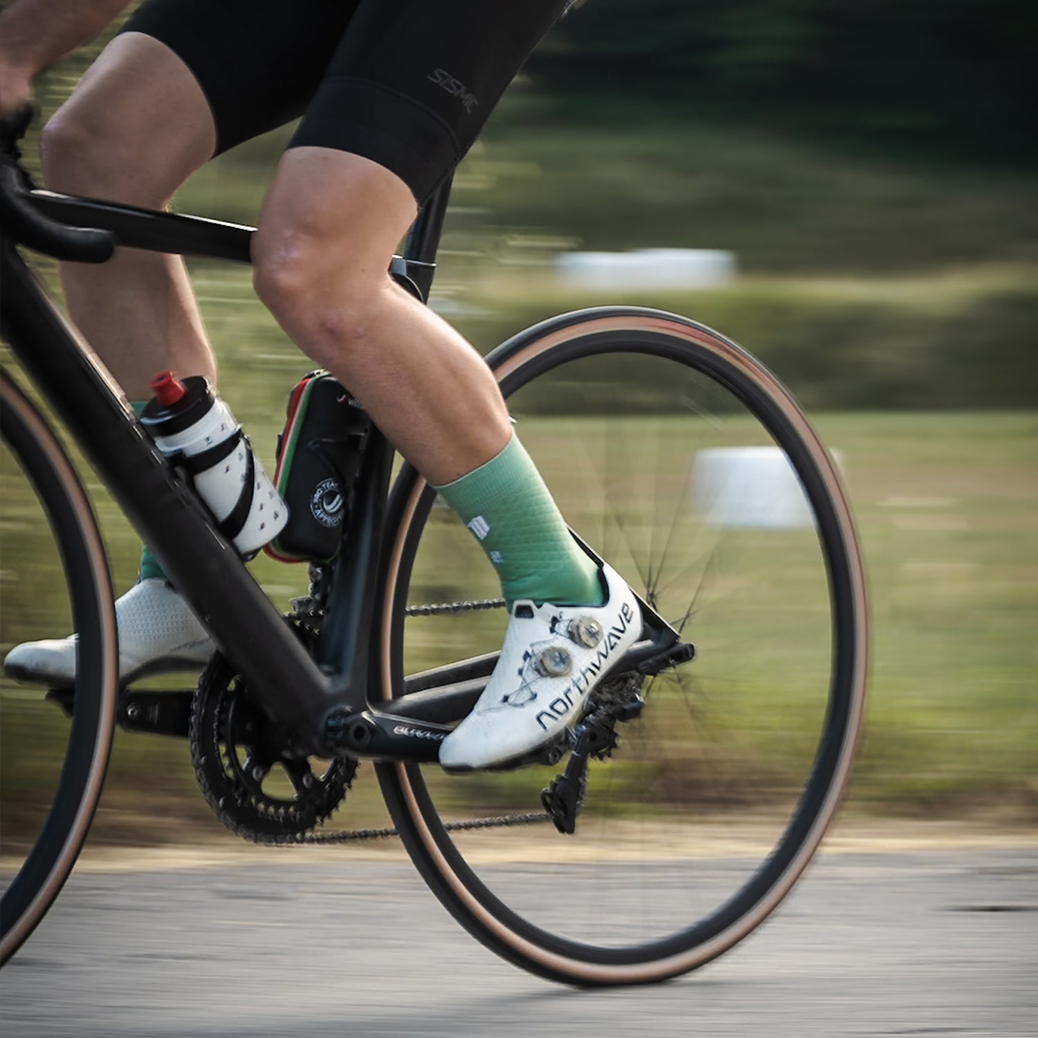 PRO ELITE GREEN - PRO CYCLING SOCKS