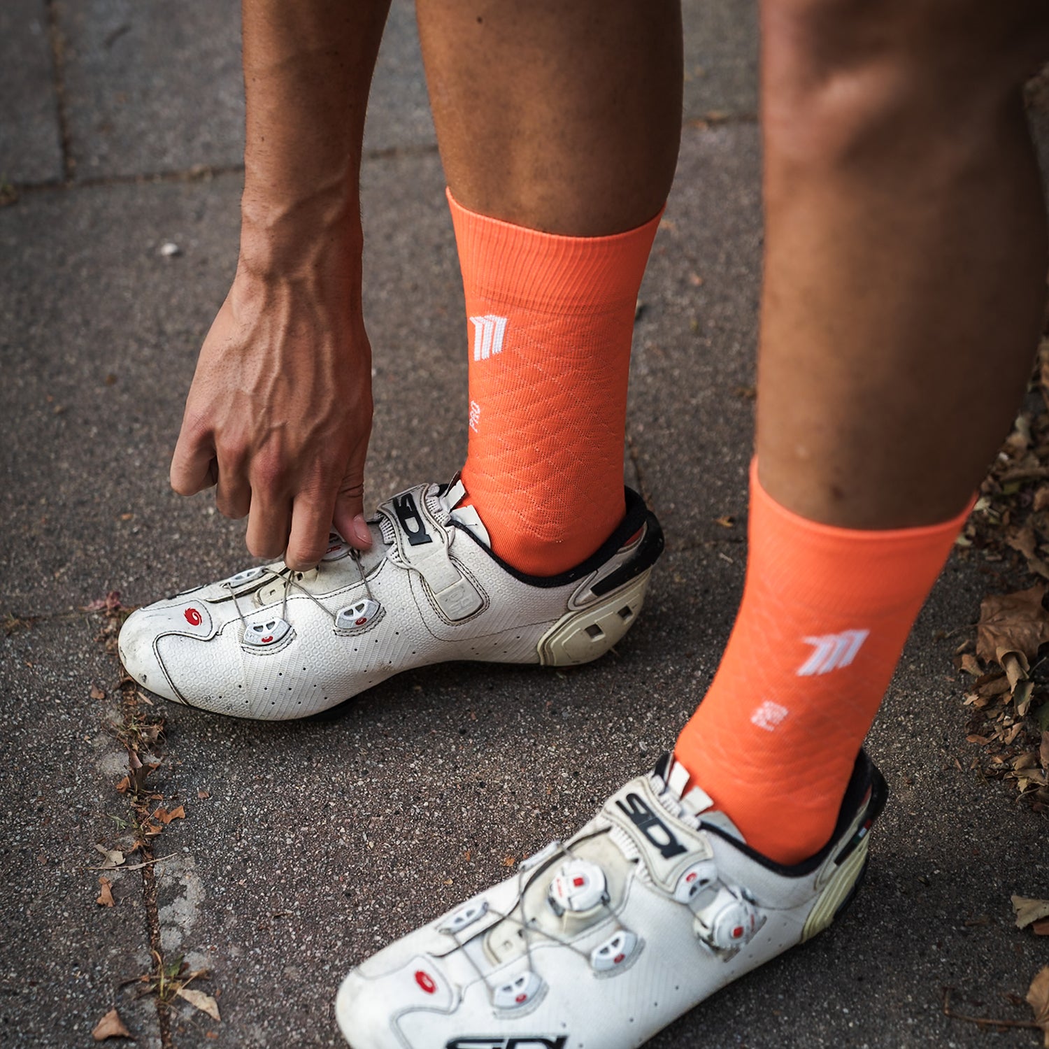 PRO ELITE ORANGE - PRO CYCLING SOCKS