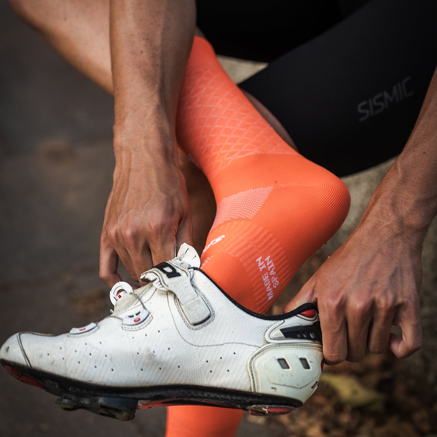 PRO ELITE ORANGE - PRO CYCLING SOCKS