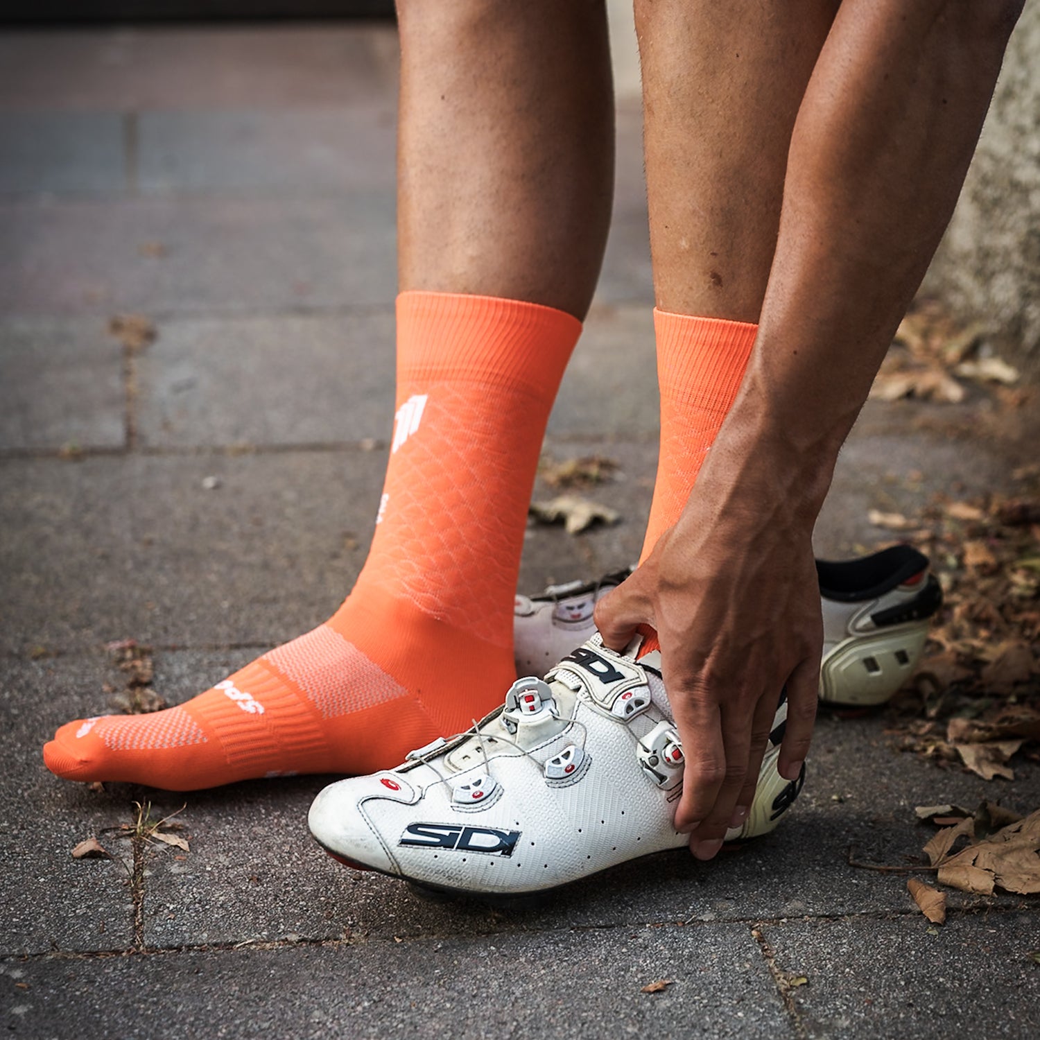 PRO ELITE ORANGE - PRO CYCLING SOCKS