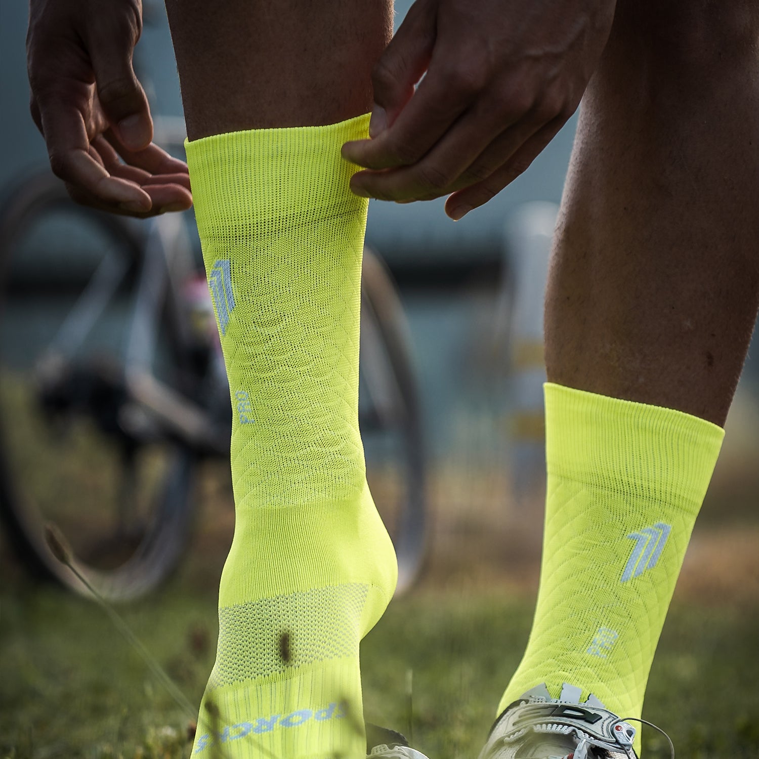 PRO ELITE YELLOW - PRO CYCLING SOCKS