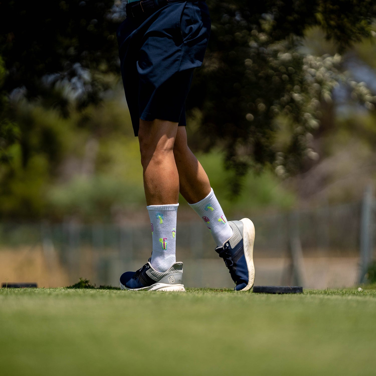 SUMMER NIGHT WHITE - CHAUSSETTES DE GOLF