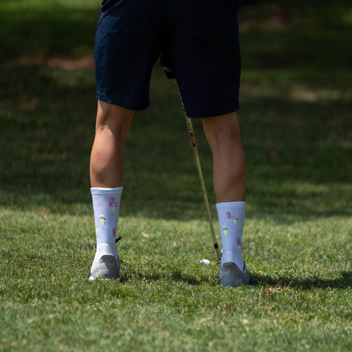 SUMMER NIGHT WHITE - CALCETÍN GOLF