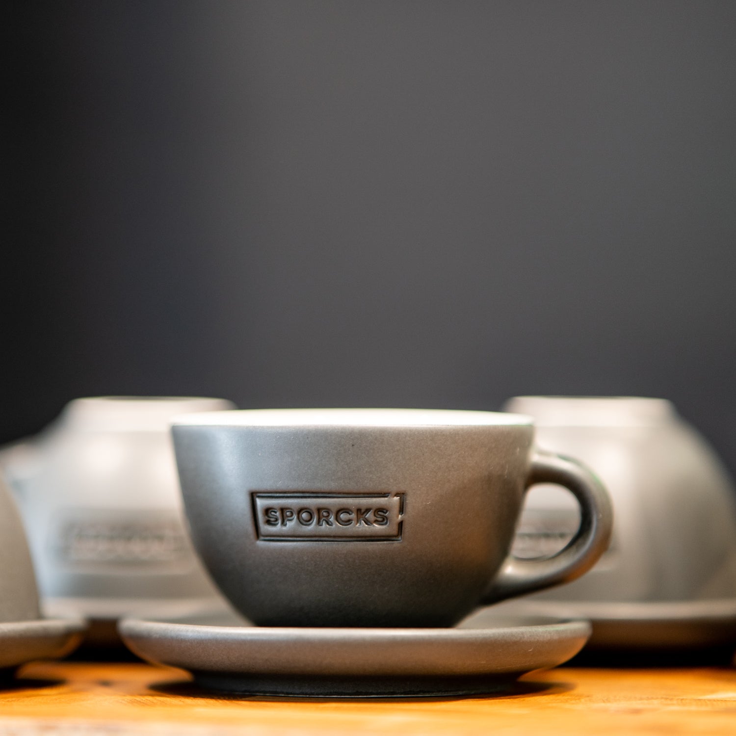 Set Cappuccino Anthrazit - 200ml