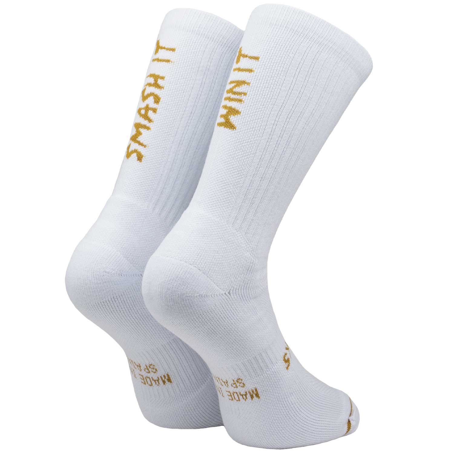 SMASH IT WHITE - TENNIS/PADDLE SOCKS