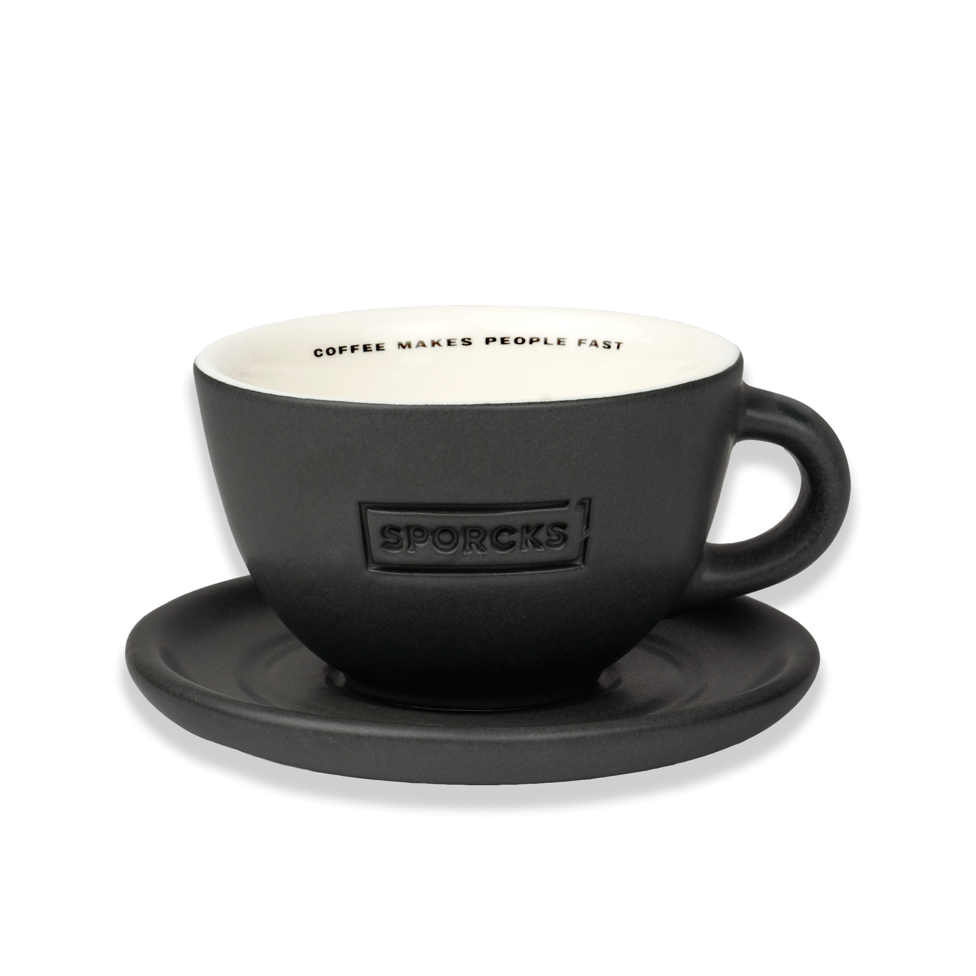 Set Cappuccino Anthrazit - 200ml