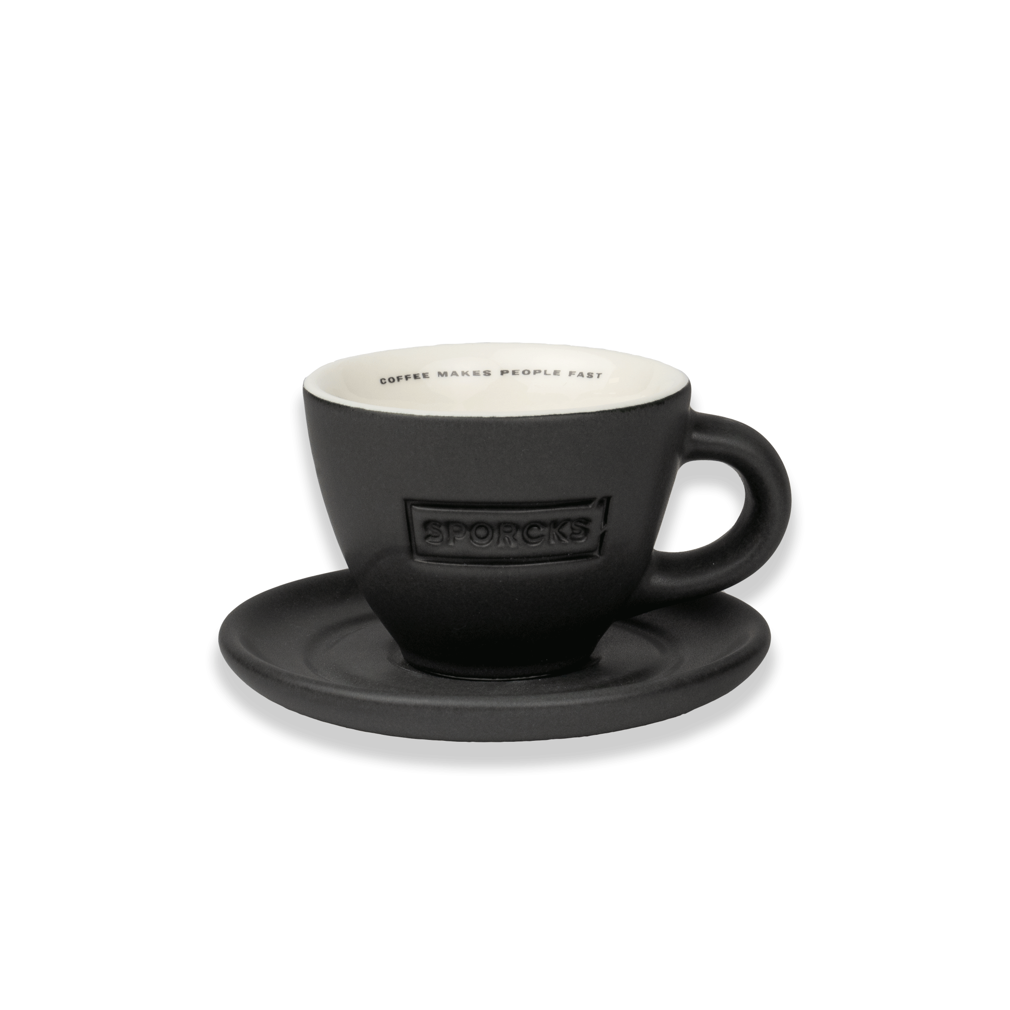 Doppel-Espresso-Set Anthrazit - 90ml