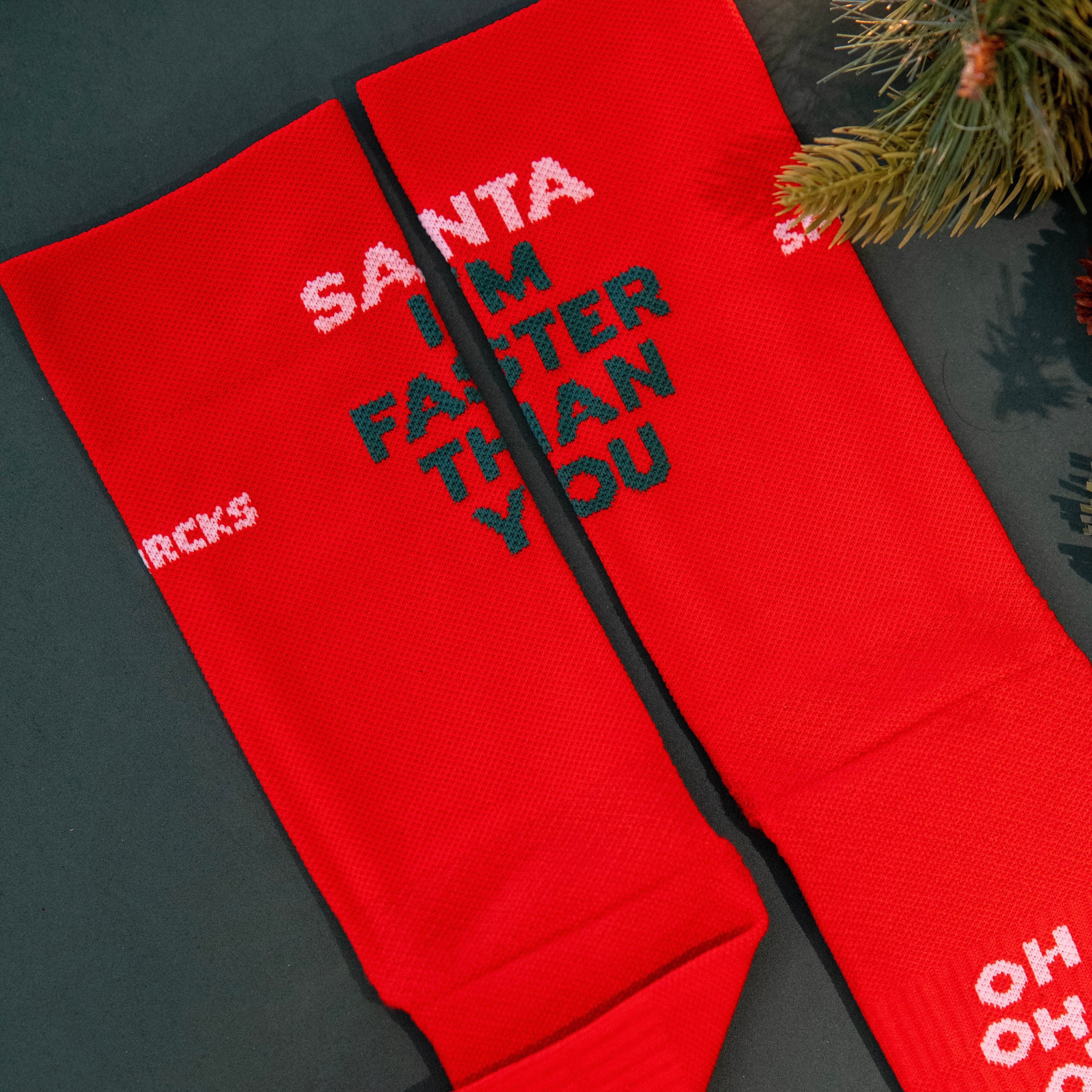SANTA FASTER - CHAUSSETTE DE COURSE