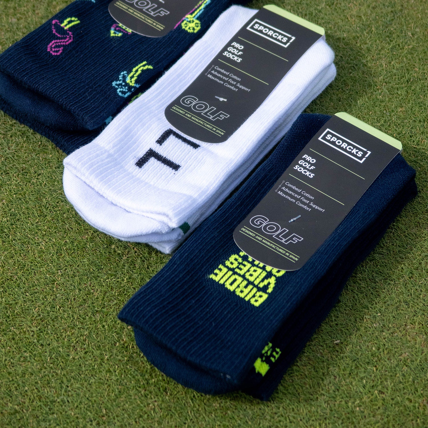 BIRDIE VIBES BLUE - CALCETÍN GOLF