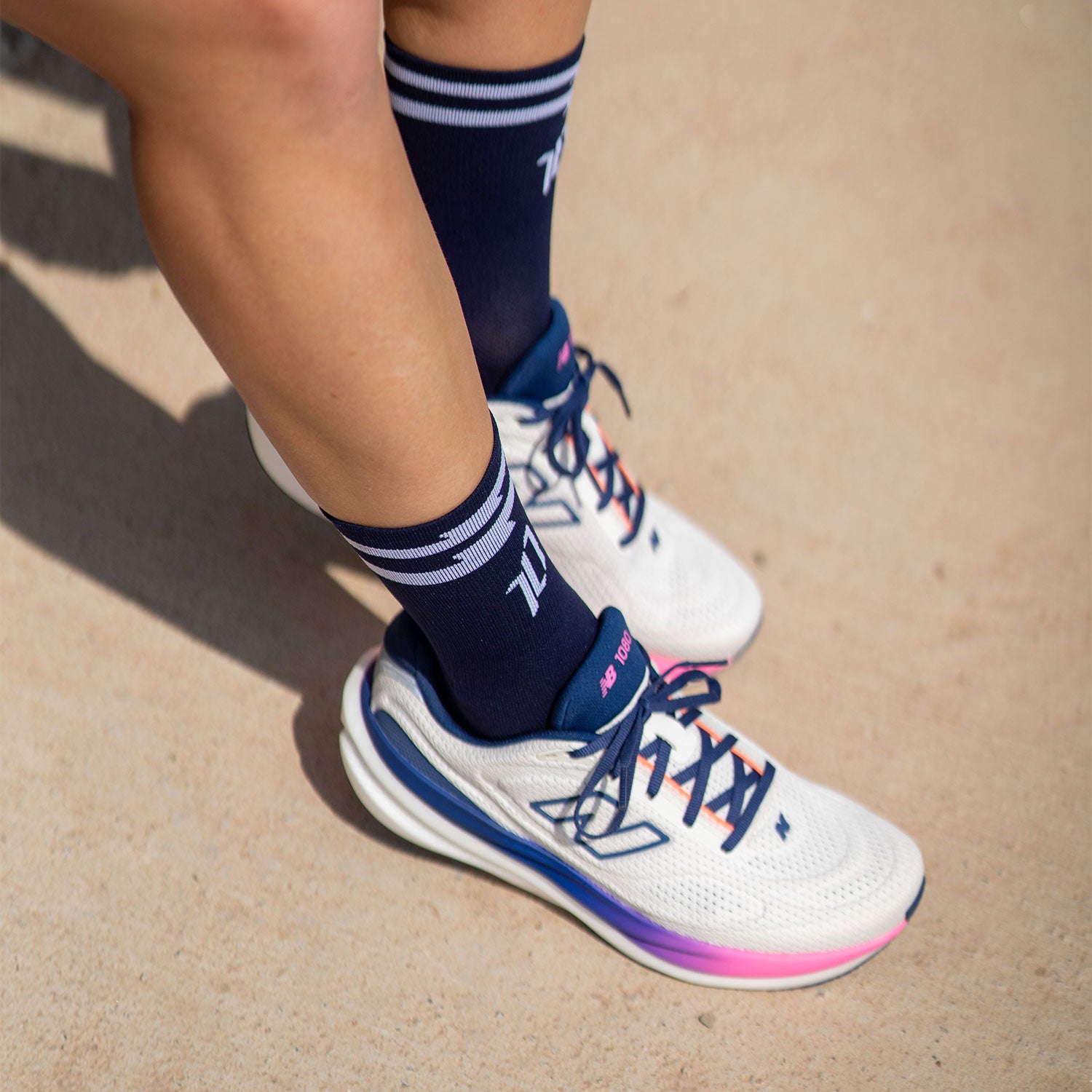SUMMER 10 NAVY - CALCETÍN RUNNING PRO COMFORT