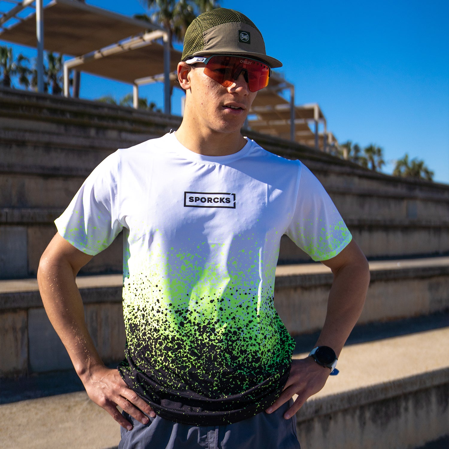 BORN TO RUN - CAMISETA TÉCNICA HOMBRE