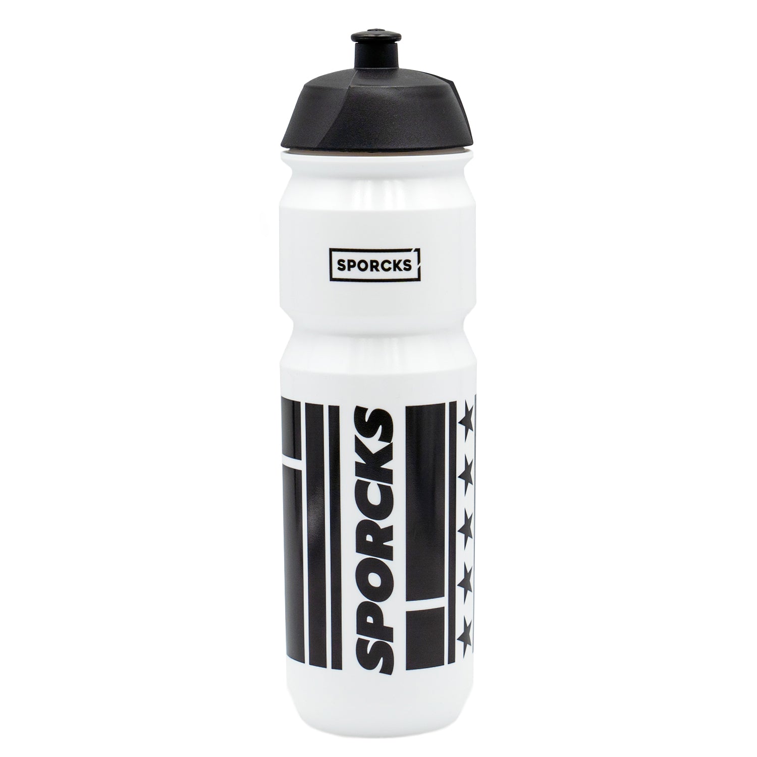 STAR LOGO WHITE BOTTLE – TACX SHIVA 750 ML