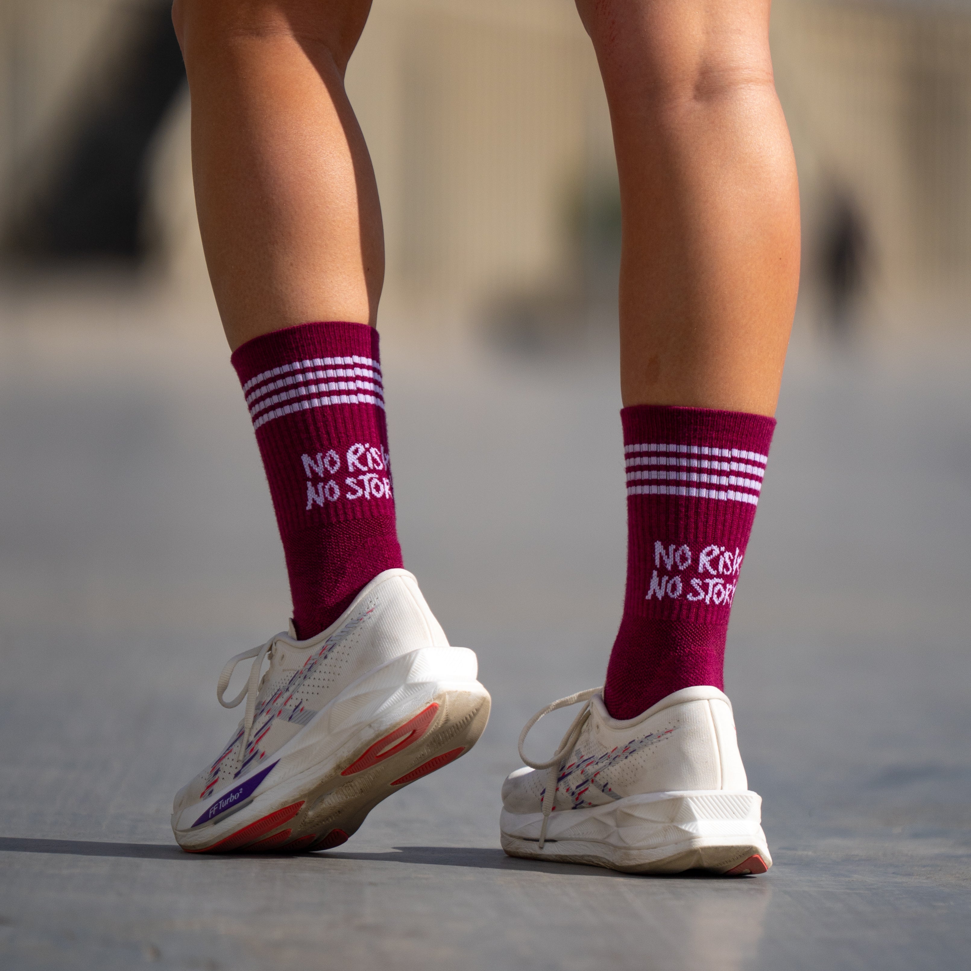 NO RISK BERRY - WINTER LAUFSOCKEN