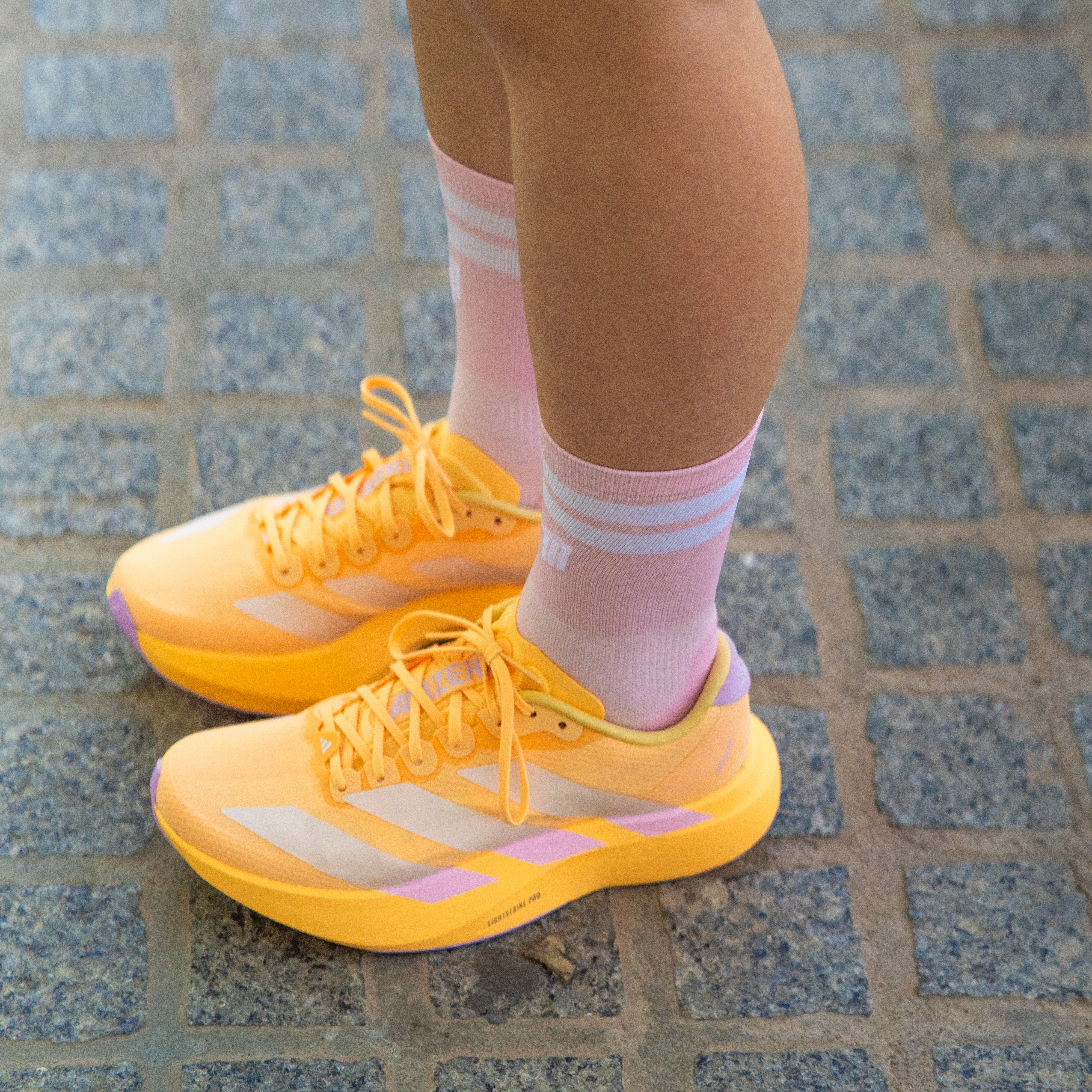 SIGNATURE PINK - CHAUSSETTES RUNNING PRO COMFORT