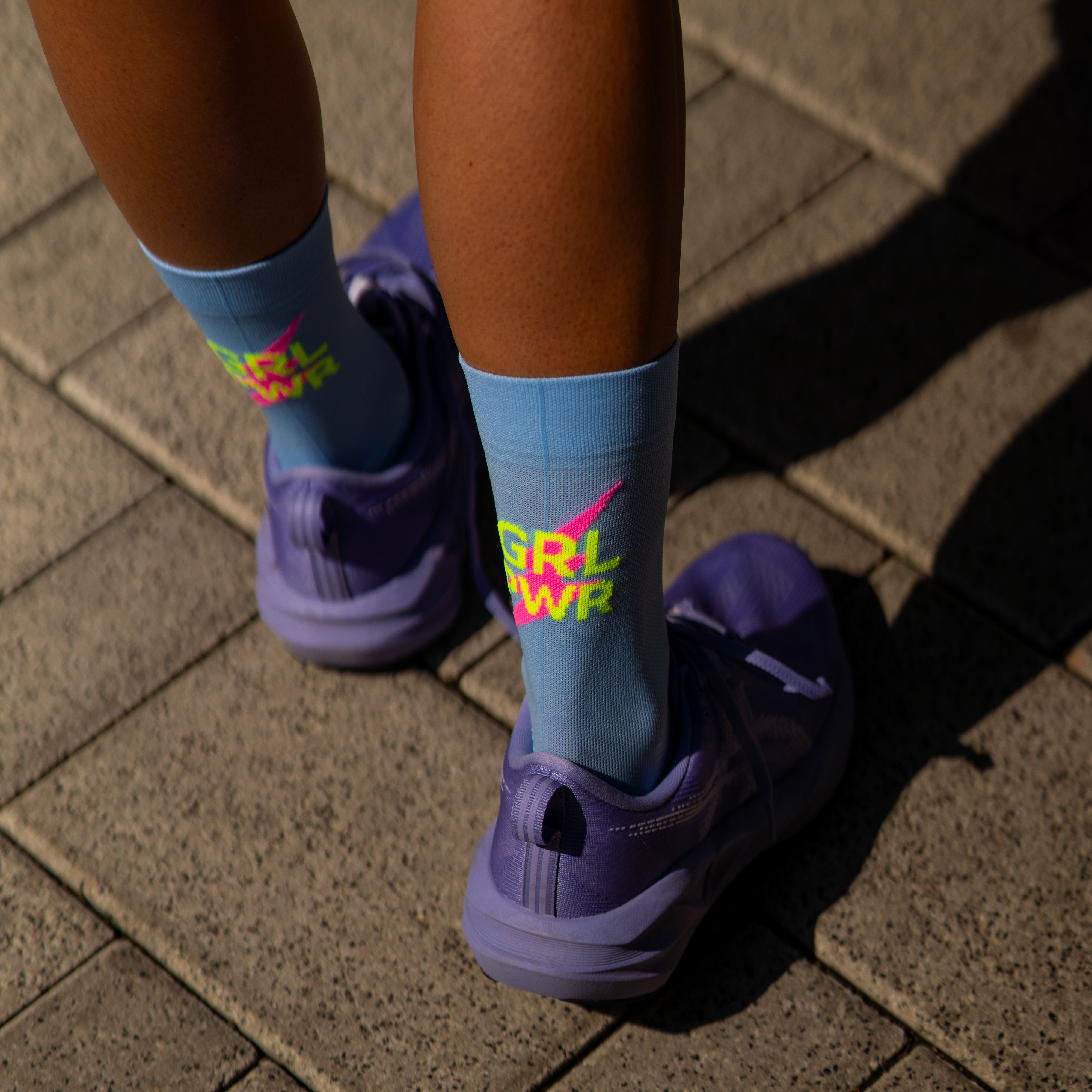 GIRLS POWER PINK - RUNNING SOCKS